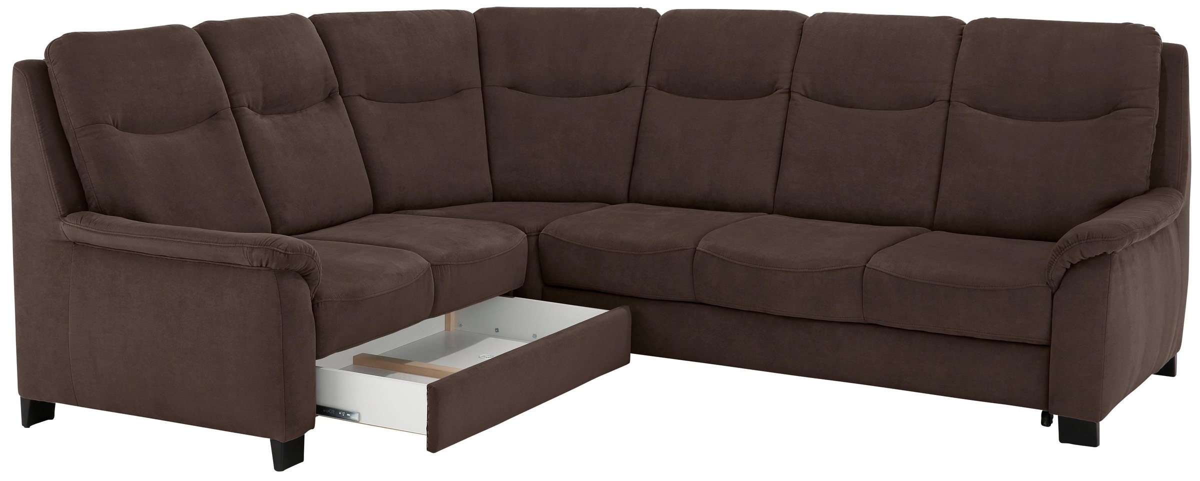 Home affaire Ecksofa »Boccaccio L-Form«, mit Federkern, incl. Kopfteilverstellung, wahlweise Bettfunktion