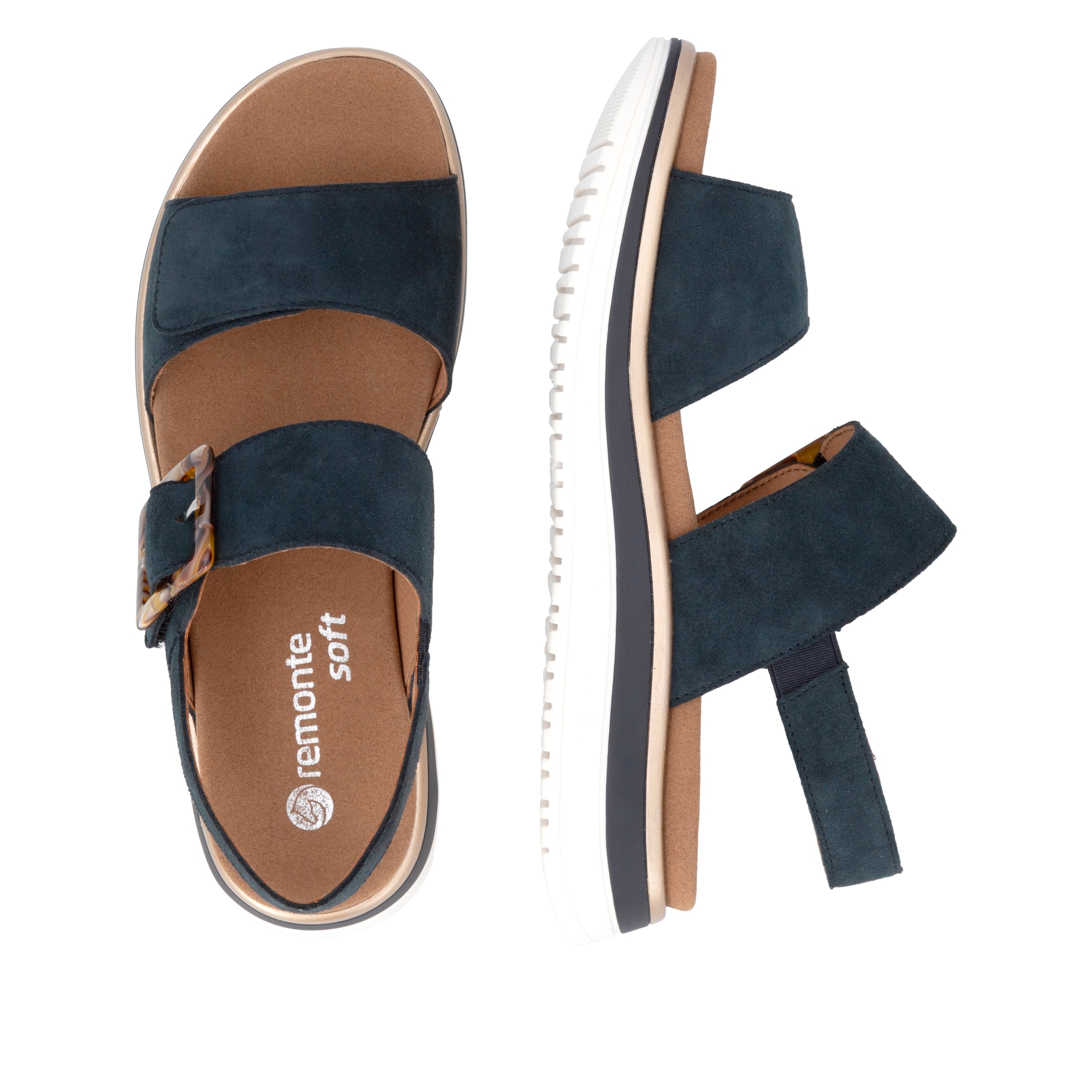 Remonte Plateausandale  Sommerschuh, Sandalette, Klettschuh mit Lite ´n Soft-Ausstattung
