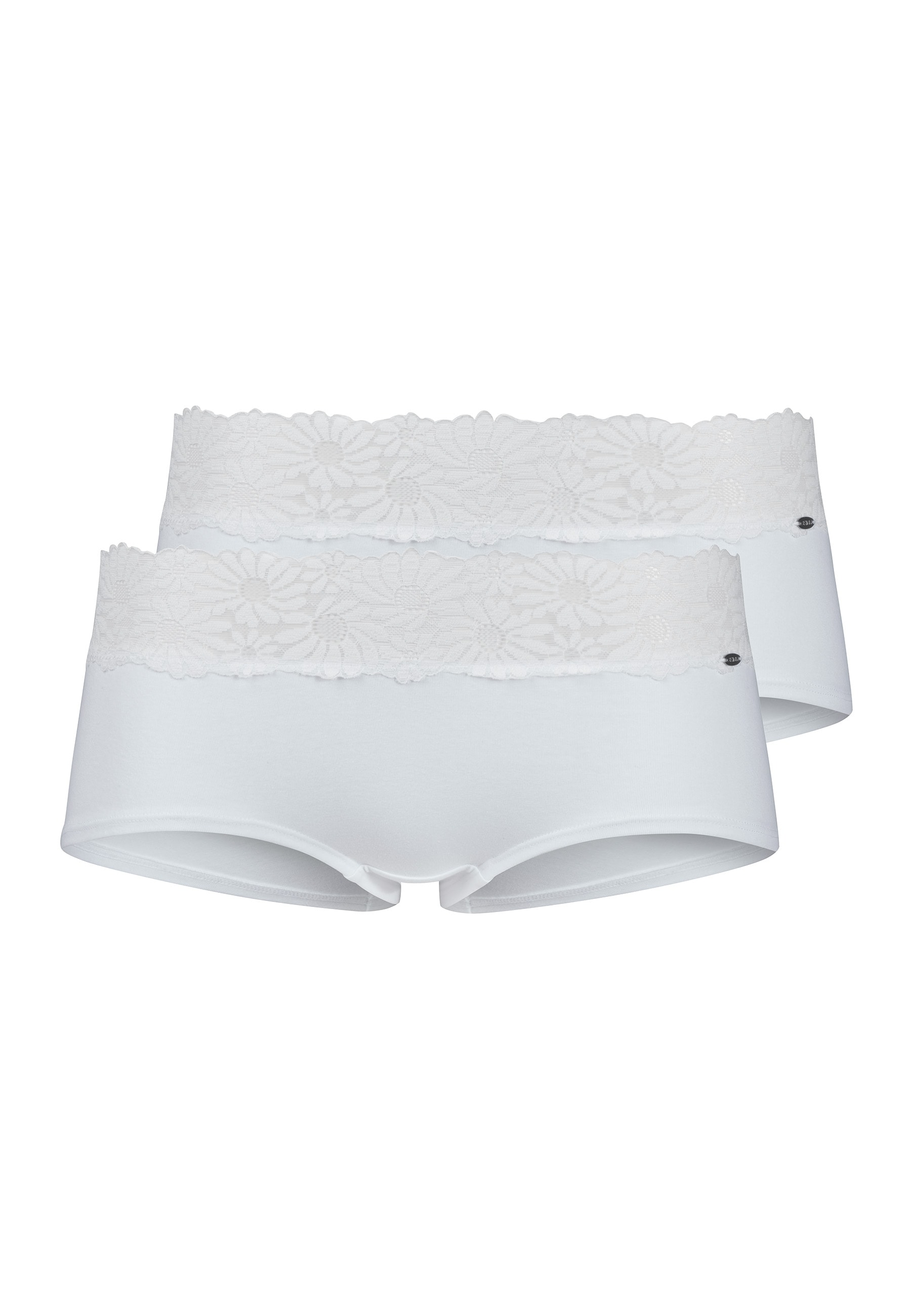 Skiny Hipster "Cotton Lace Essentials", (2 St., 2er Pack), bequem, weich, s günstig online kaufen