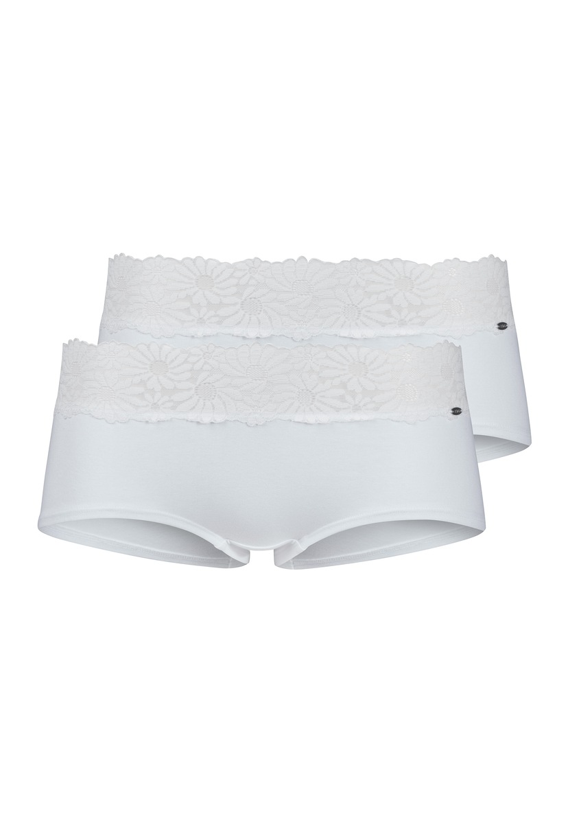 Baumwolle elastischer bestellen Panty, aus Spitze mit 3 Vivance (Packung, BAUR St.), | floraler