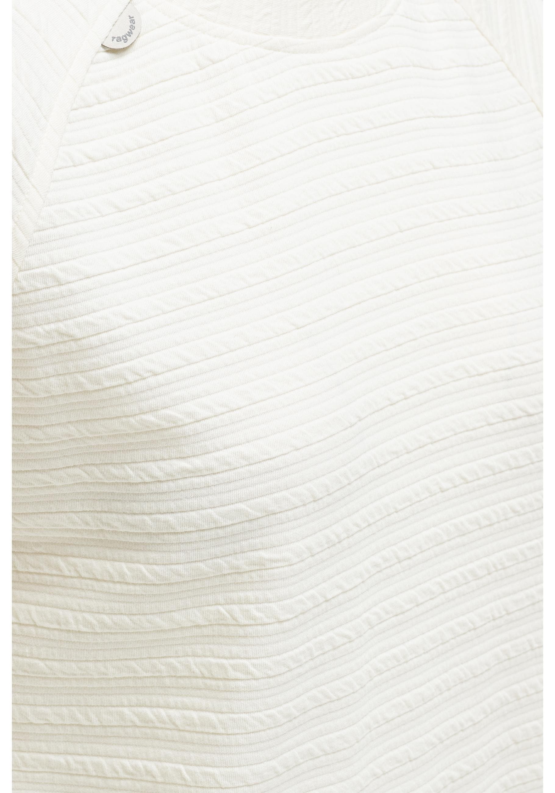 Ragwear Rundhalspullover »Joann Crepe« Leichter Pullover mit gestreifter Prägung