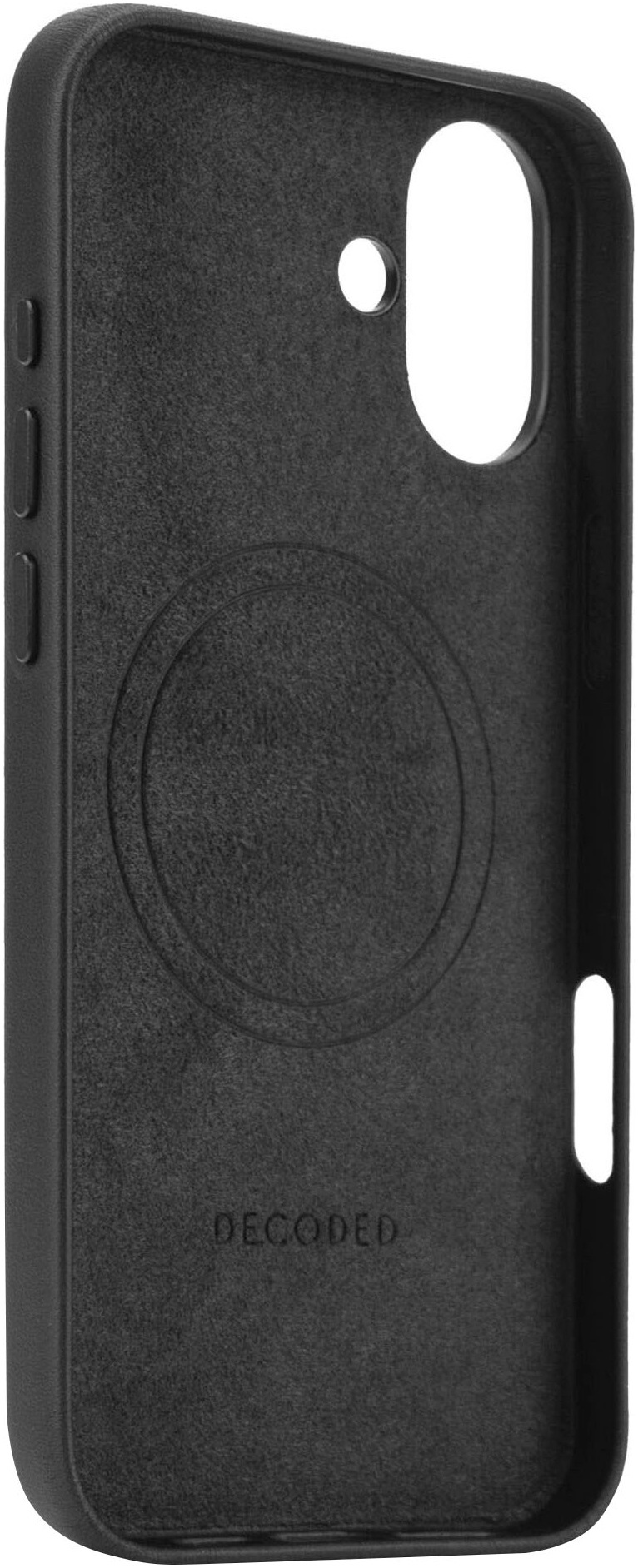 DECODED Smartphone-Hülle »Leather Backcover iPhone 16 Plus«, Smartphones