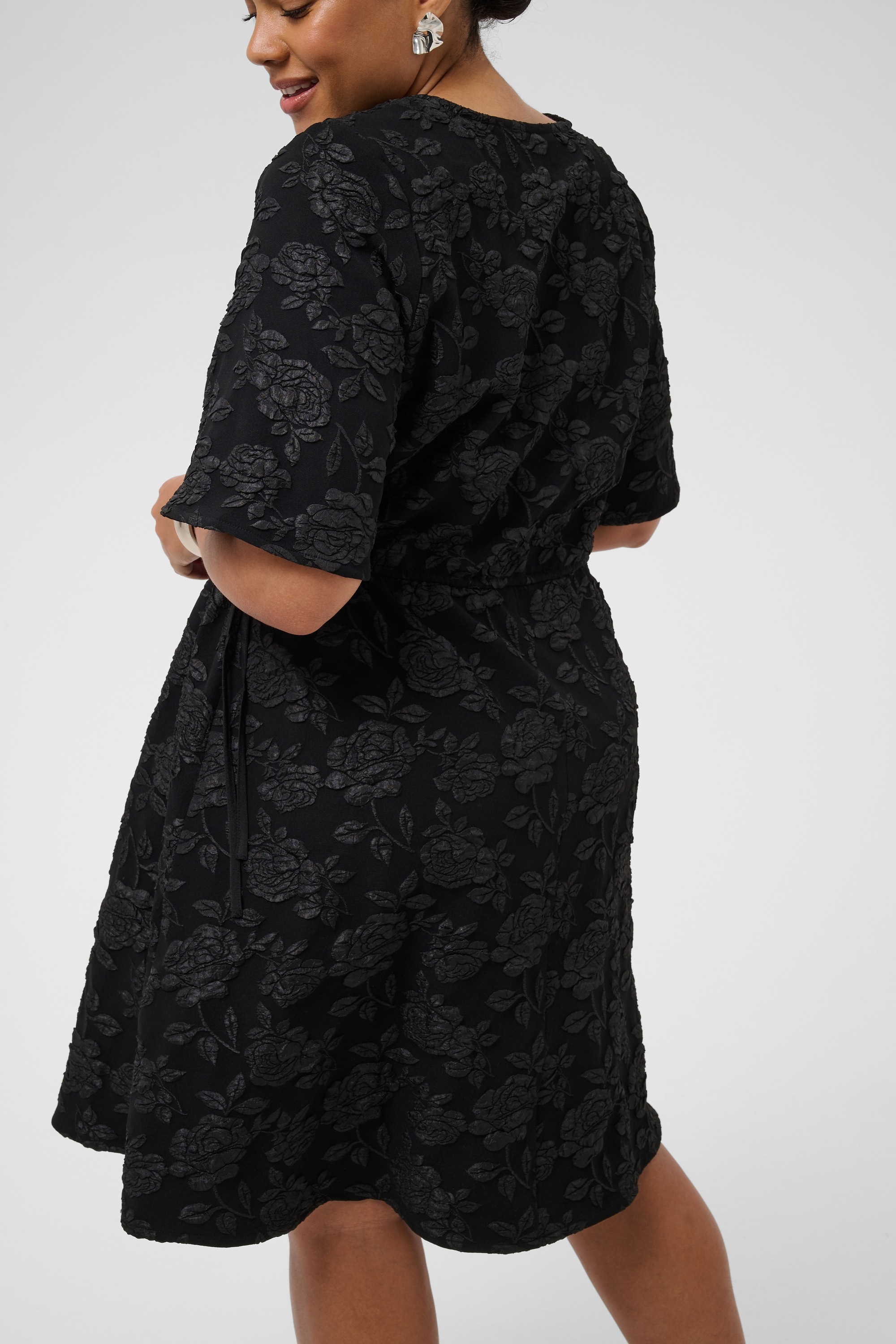 KAFFE Curve Midikleid »Damen Kleid KCcamina«