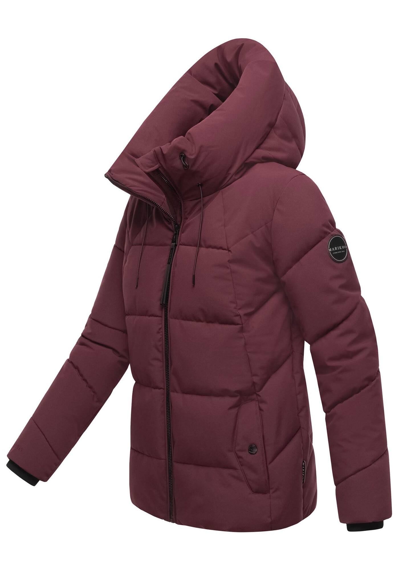 Marikoo Winterjacke »Kuscheltatze«, mit extra hohem Kragen