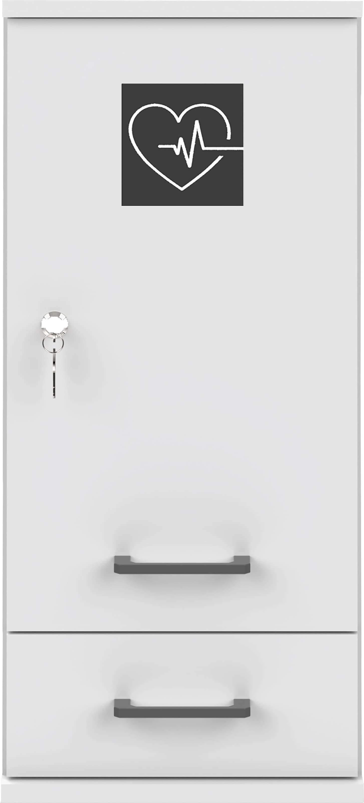 Schildmeyer Medizinschrank »Galeno, mit 3 verschiedenen Aufklebern, Breite 30 cm, Made in Germany« 1 Stk. tlg. Auswahl aus 3 verschiedenen Aufklebern zum Anbringen, Made in Germany