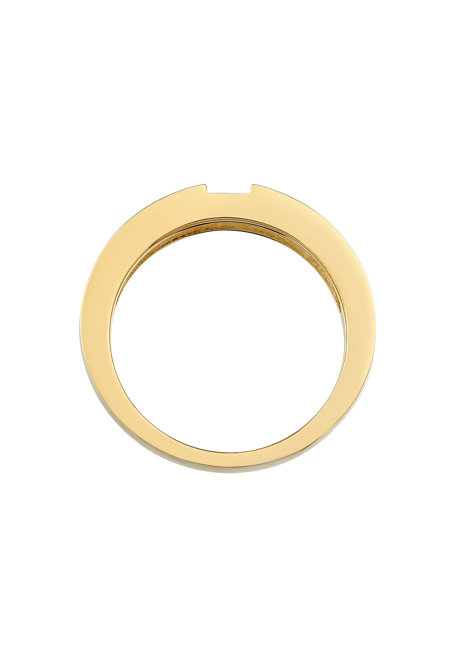 Elli Siegelring »Bandring Siegelring Schmal 925 Silber«
