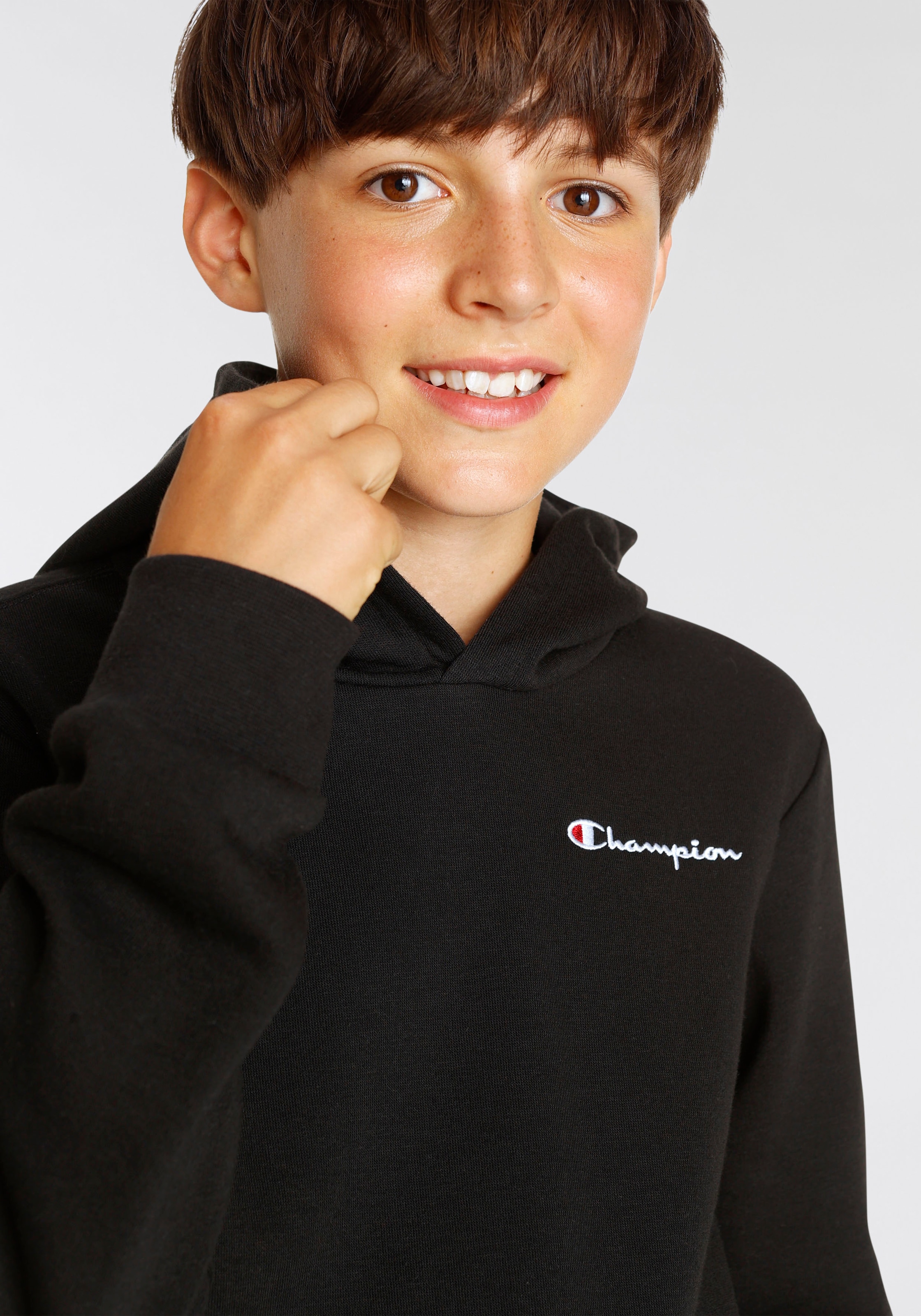 Logo Sweatshirt »Classic - Kinder« small online BAUR Hooded für Champion | Sweatshirt bestellen