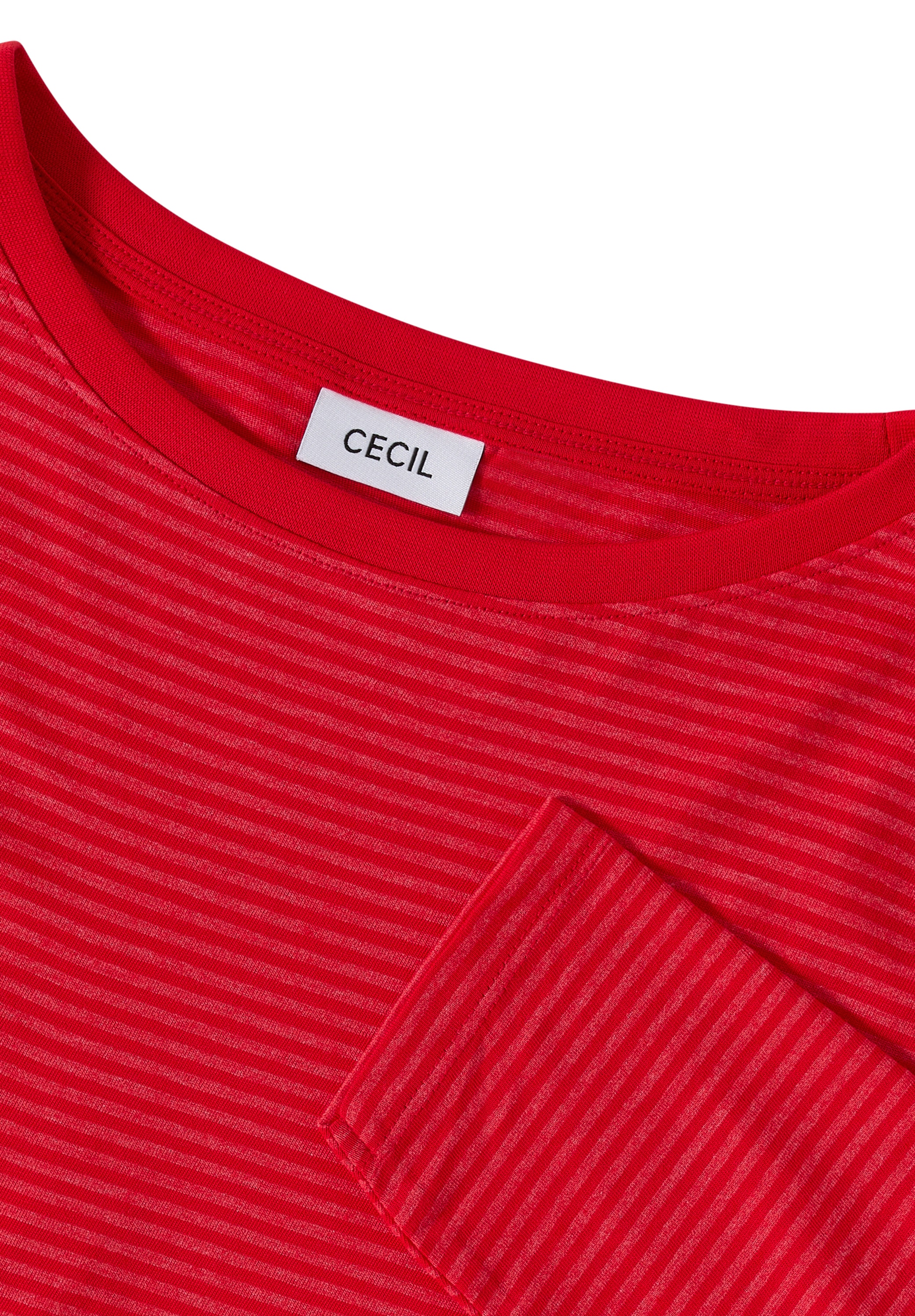 Cecil Langarmshirt, im soften Baumwoll-Mix