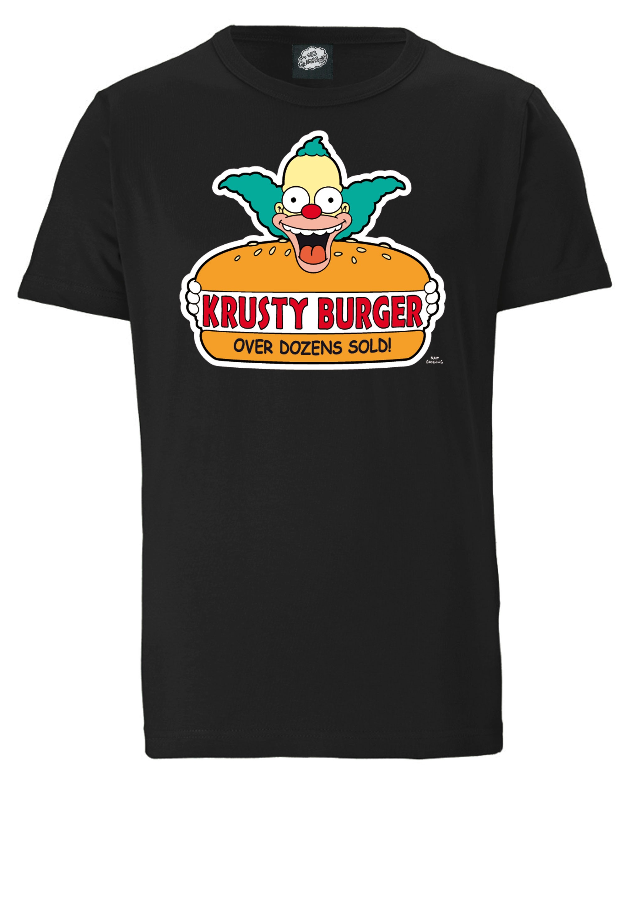 LOGOSHIRT T-Shirt »Simpsons - Krusty Burger«, mit lizenziertem Originaldesign