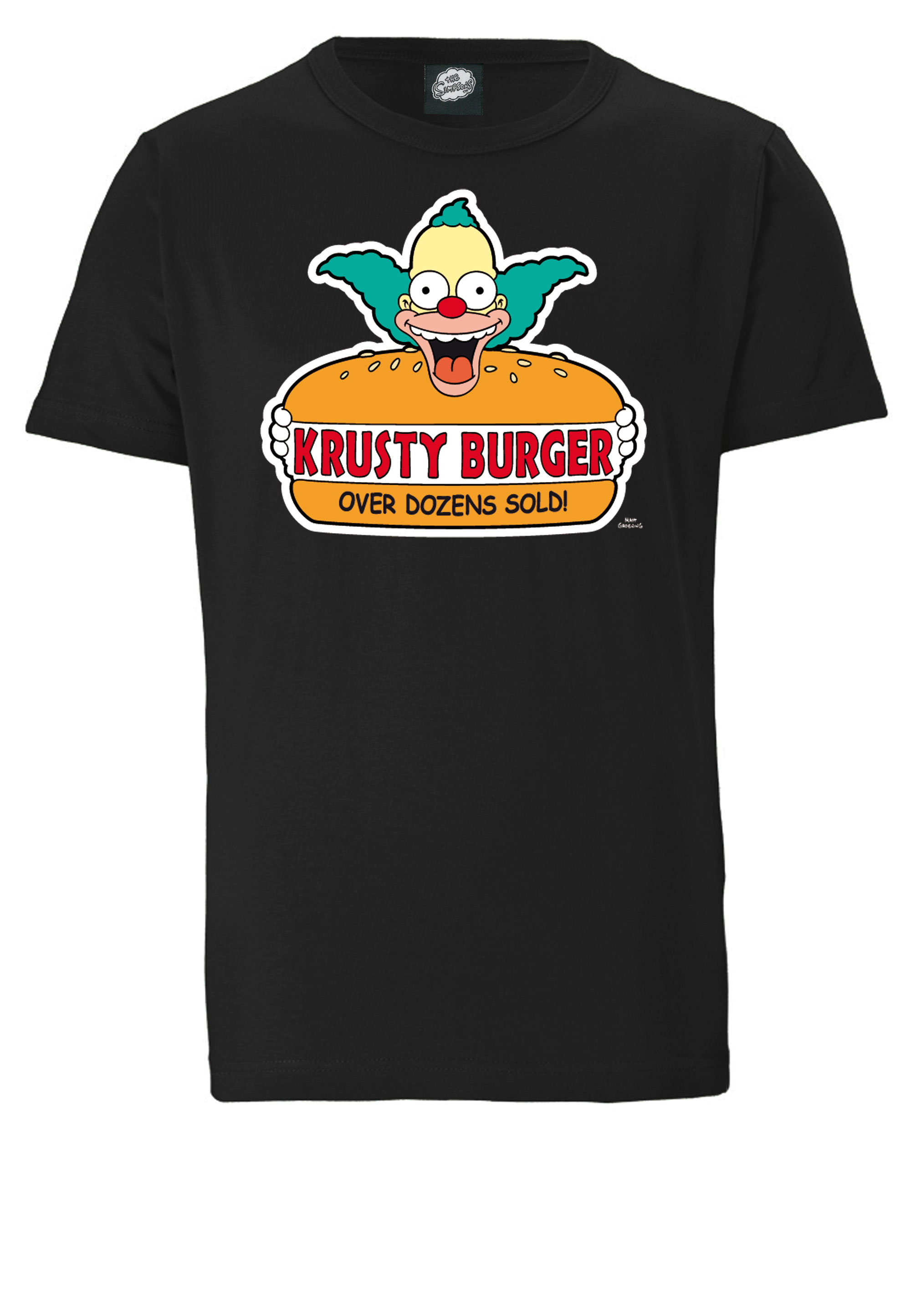 Thumbnail - LOGOSHIRT T-Shirt "Simpsons - Krusty Burger", mit lizenziertem Originaldesign