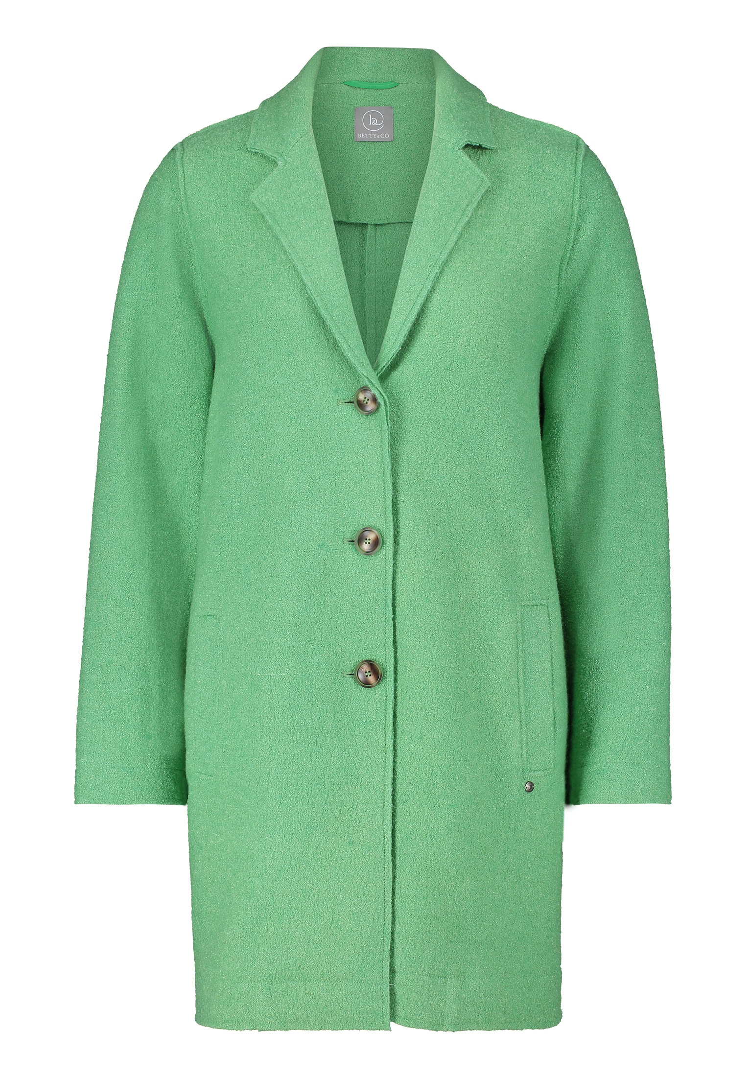 Betty&Co Jackenblazer "Betty & Co Longjacke mit Reverskragen", Material günstig online kaufen