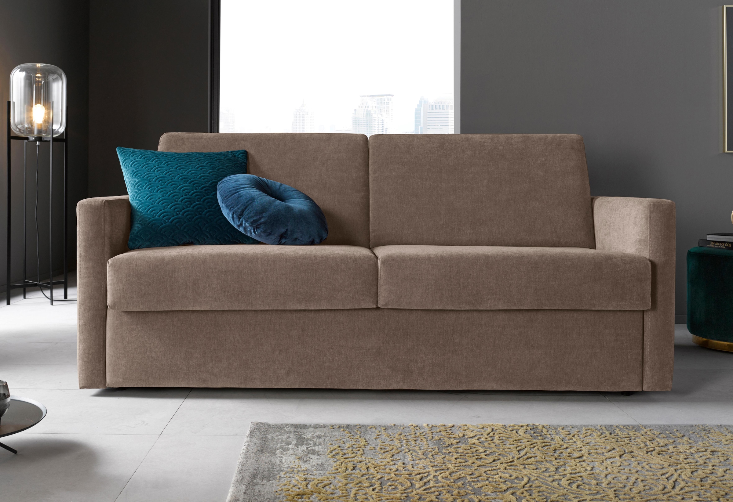 Home affaire Schlafsofa "GOLDPOINT 182cm, Dauerschläfer, Liegefläche 140/20 günstig online kaufen