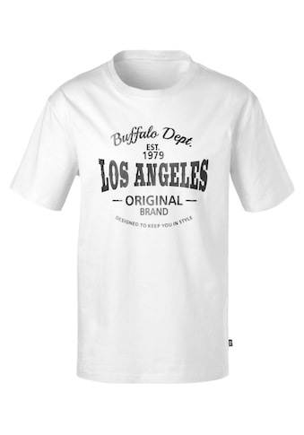 Buffalo T-Shirt »Homewear«, mit Los Angeles Print vorn kaufen