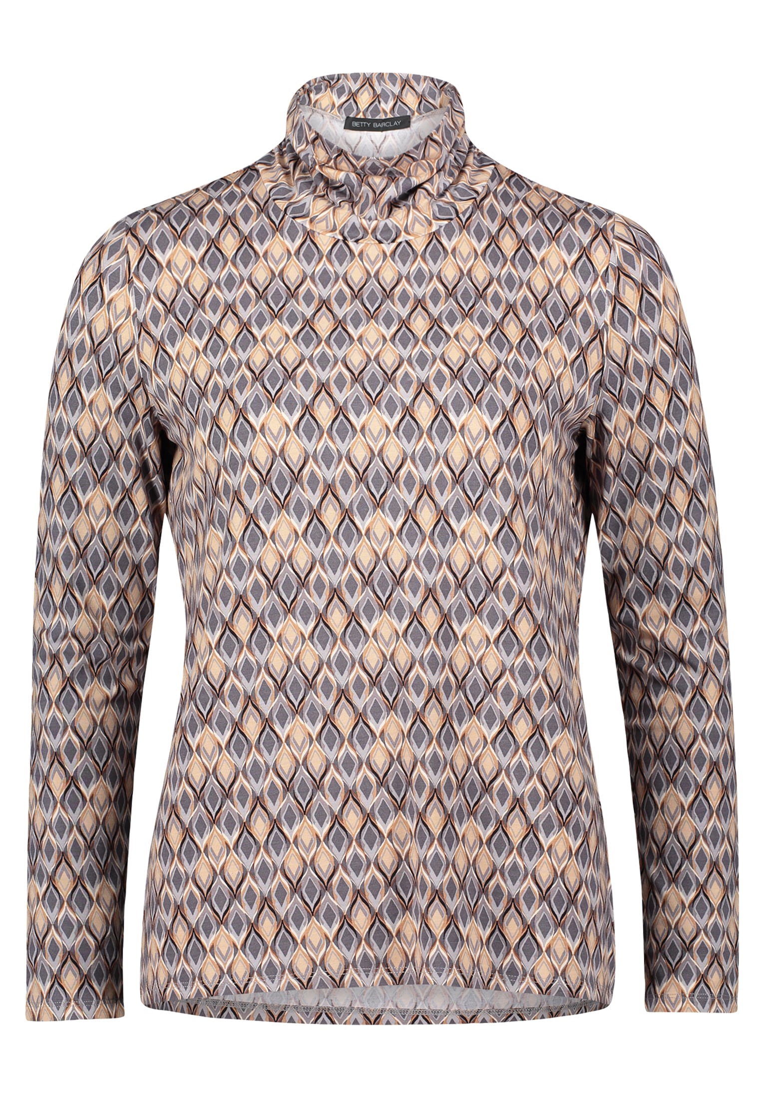 Betty Barclay Kurzarmshirt "Damen Rollkragenshirt mit Stehkragen" 1 Stk. tl günstig online kaufen