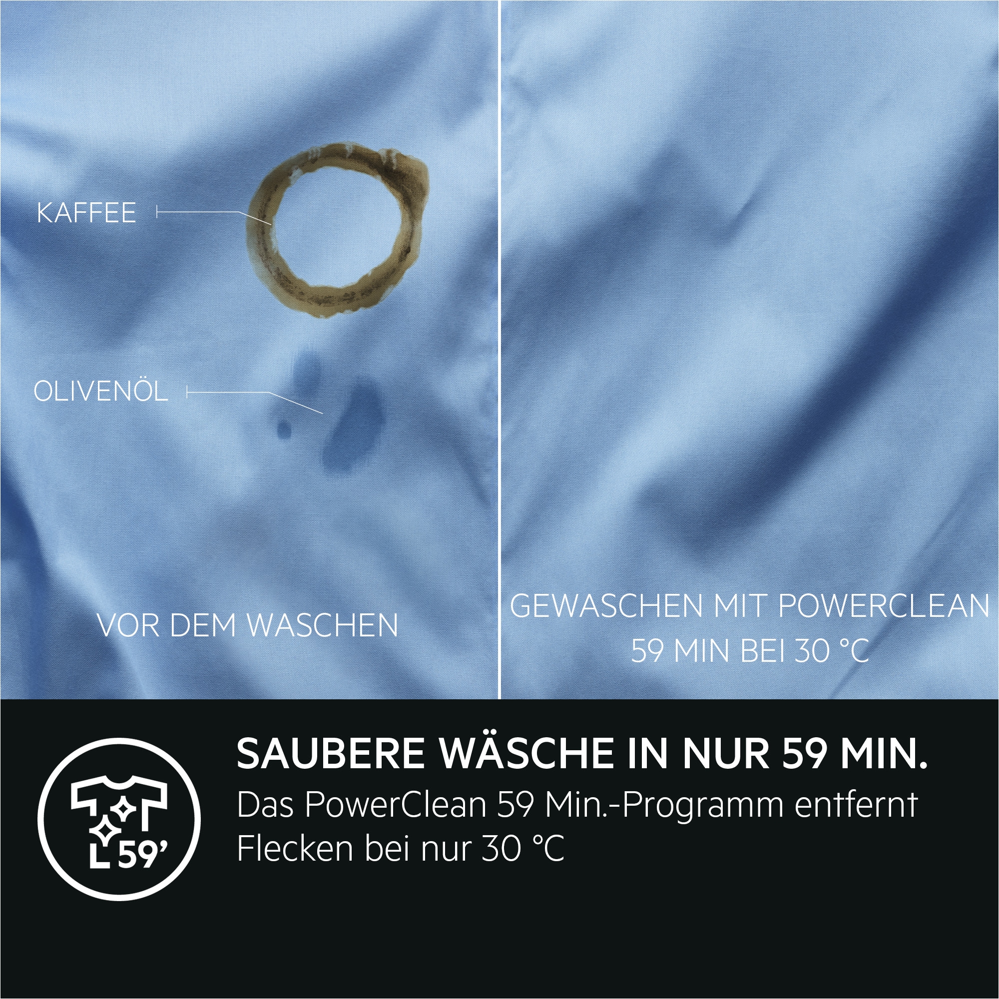 AEG Waschmaschine Toplader 8000 »LTR8A80370« 6 kg 1300 U/min PowerClean: Vollständige Fleckenentfernung in 59 Min. bei nur 30 °C