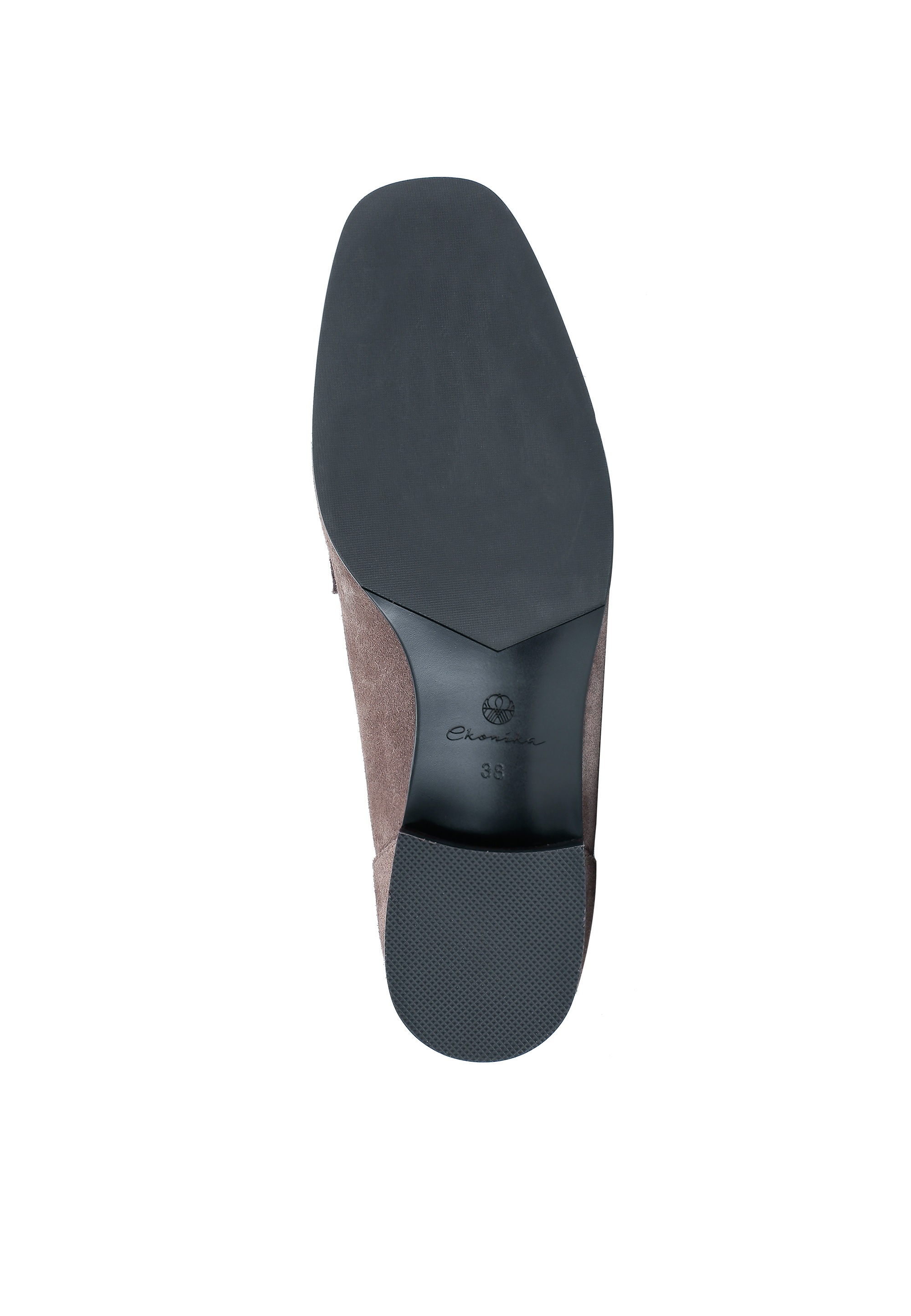 ekonika Slipper, aus samtigem Veloursleder