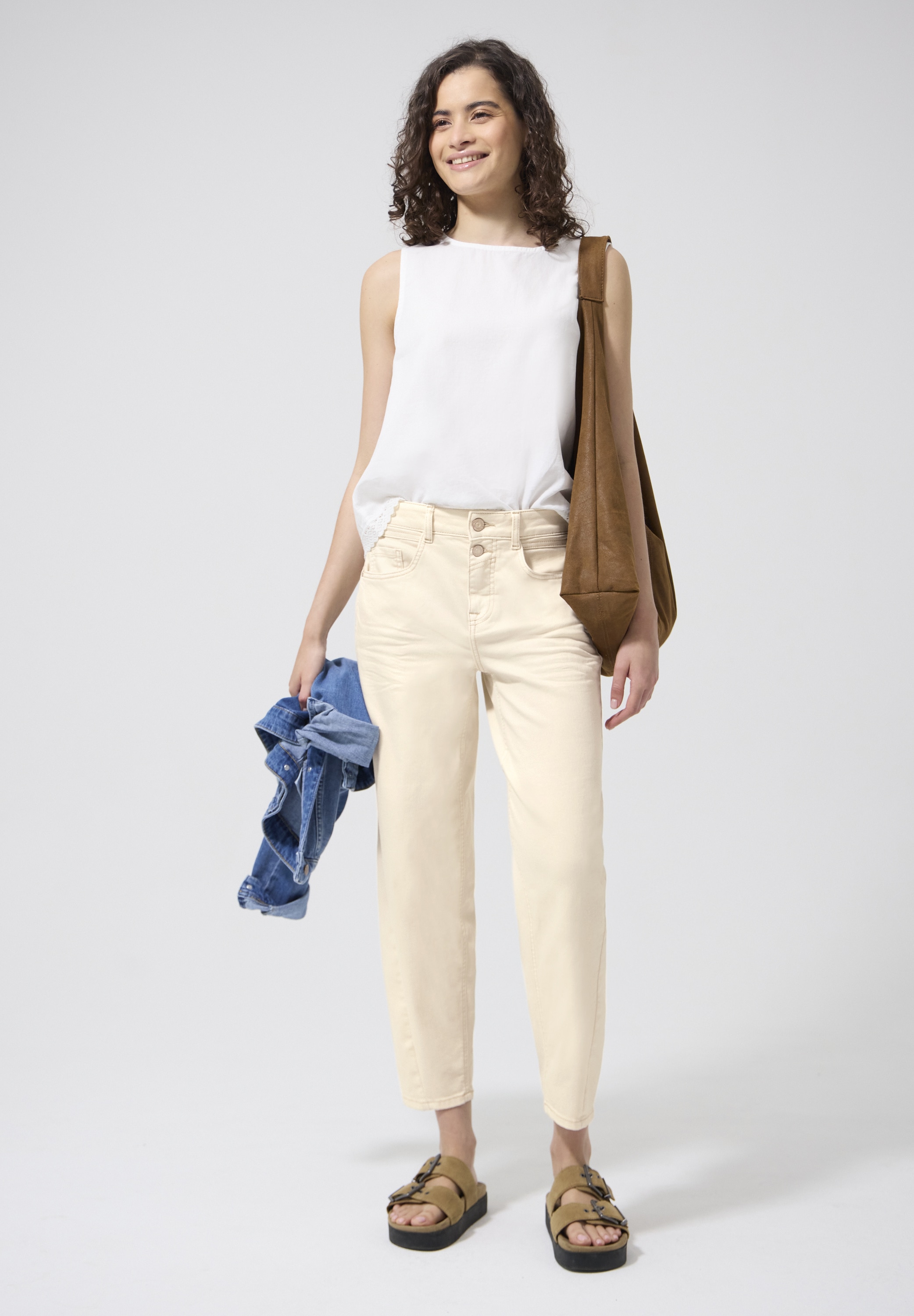 STREET ONE STUDIO Loose-fit-Jeans im Loose Fit