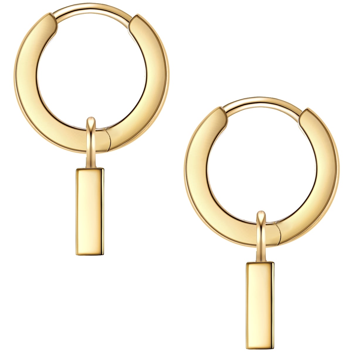 Glanzstücke München Paar Creolen »Set: GSM1235« Creolen Sterling Silber gelbgold Zirkonia weiß