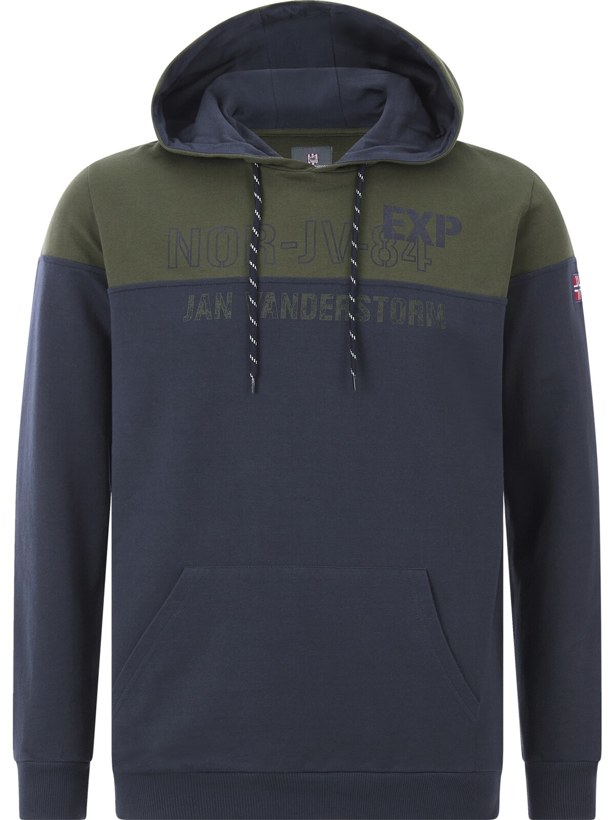 Jan Vanderstorm Kapuzensweatshirt »Sweatshirt JERRES«, (1 tlg.), mit Kapuze & Kängurutasche