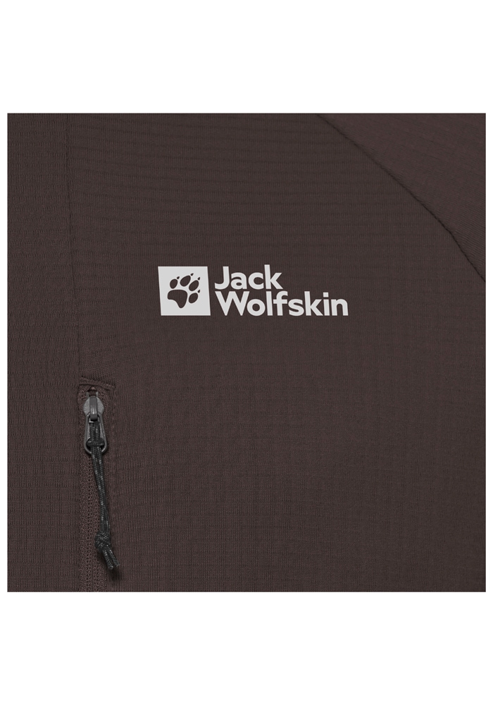Jack Wolfskin Fleecejacke »KOLBENBERG HOODED FZ M«, mit Kapuze
