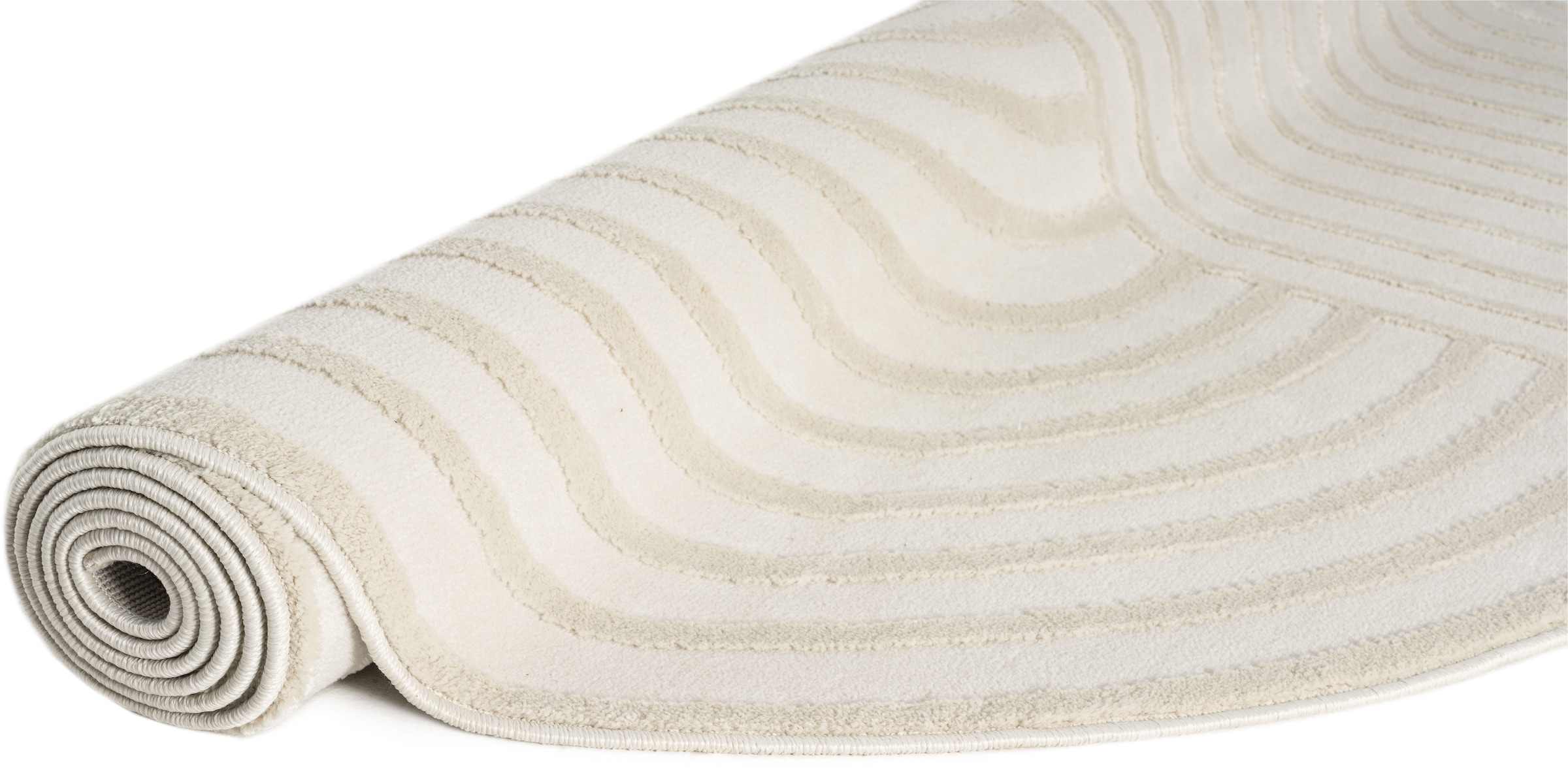 s.Oliver Teppich »Cilla, besondere Form, modernes Design«, rechteckig, 11 mm Höhe, dichte Qualität, Woll-Look, Skandi, Boho, Wohnzimmer, Schlafzimmer