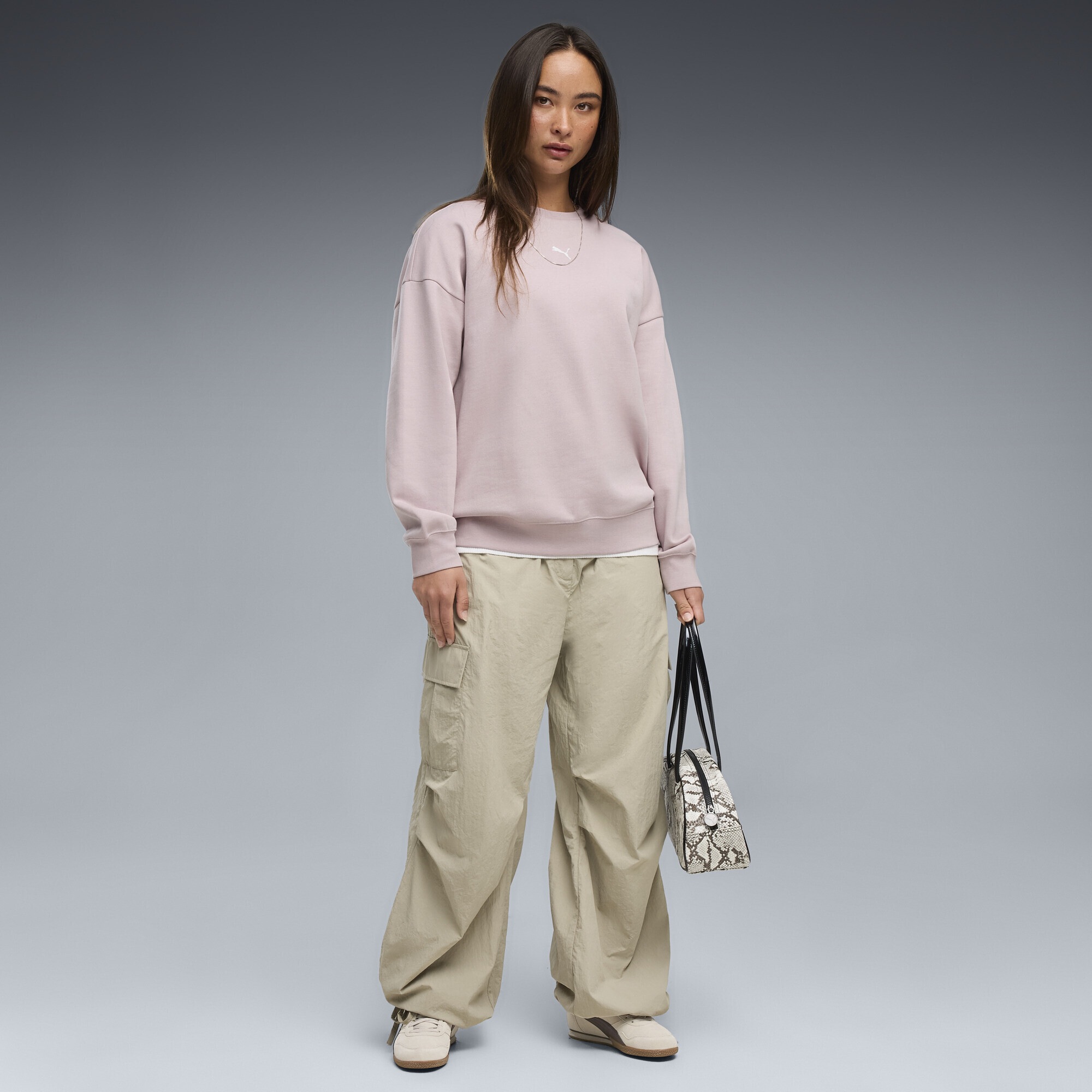 PUMA Sweatshirt »Essentials Oversized Sweatshirt Damen«
