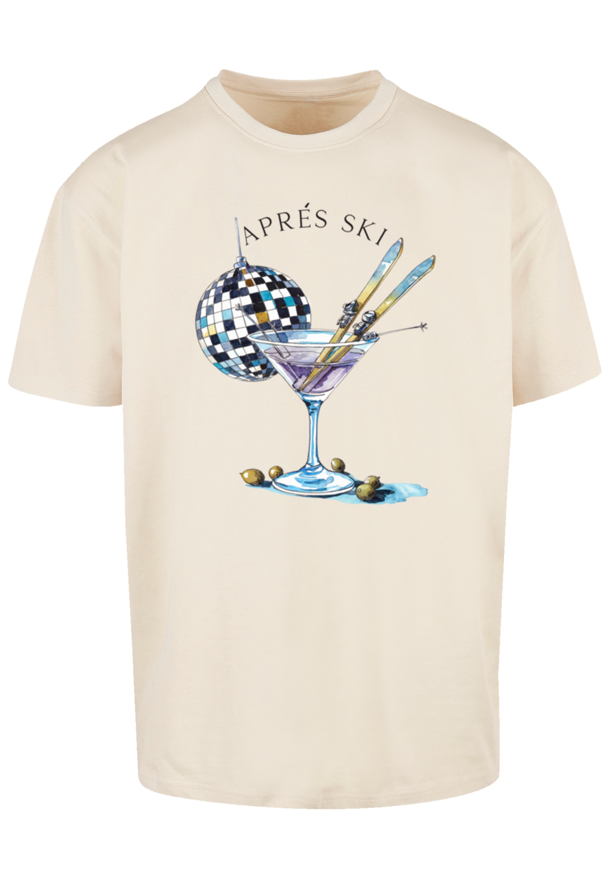 F4NT4STIC T-Shirt »Après Ski Martini Winter Sport«, Premium Qualität