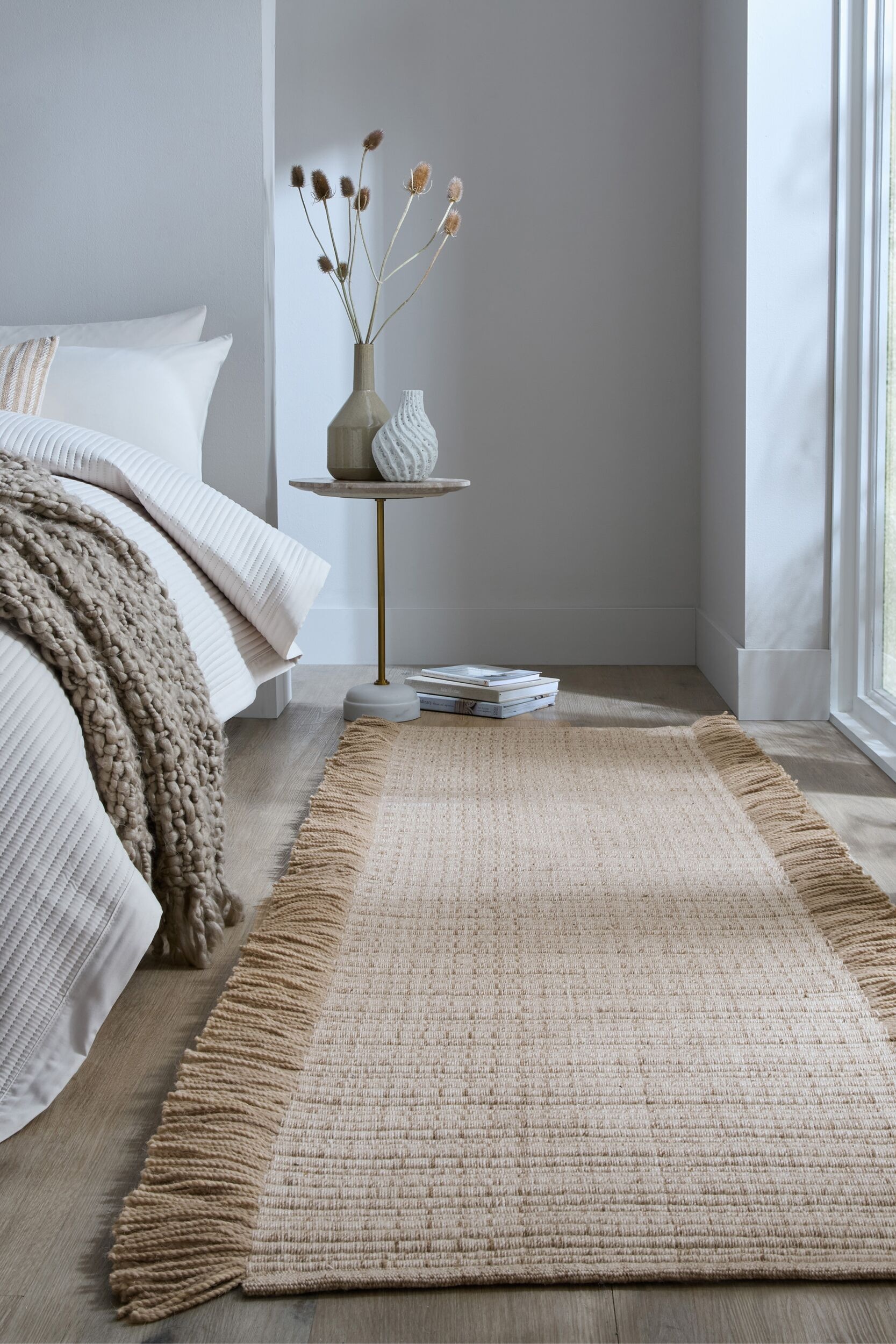 FLAIR RUGS Teppich »Rene«, rechteckig, 4 mm Höhe, aus gewebter Wolle