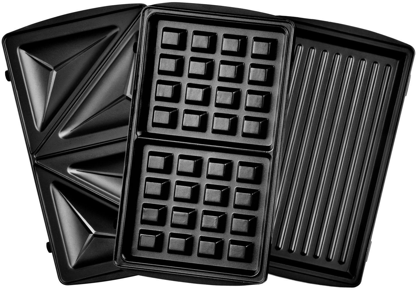 Hyundai 3-in-1-Sandwichmaker »SM627«, 700 W, austauschbare Sandwich/Waffel/Panini Platten, Lichtsignalisierung