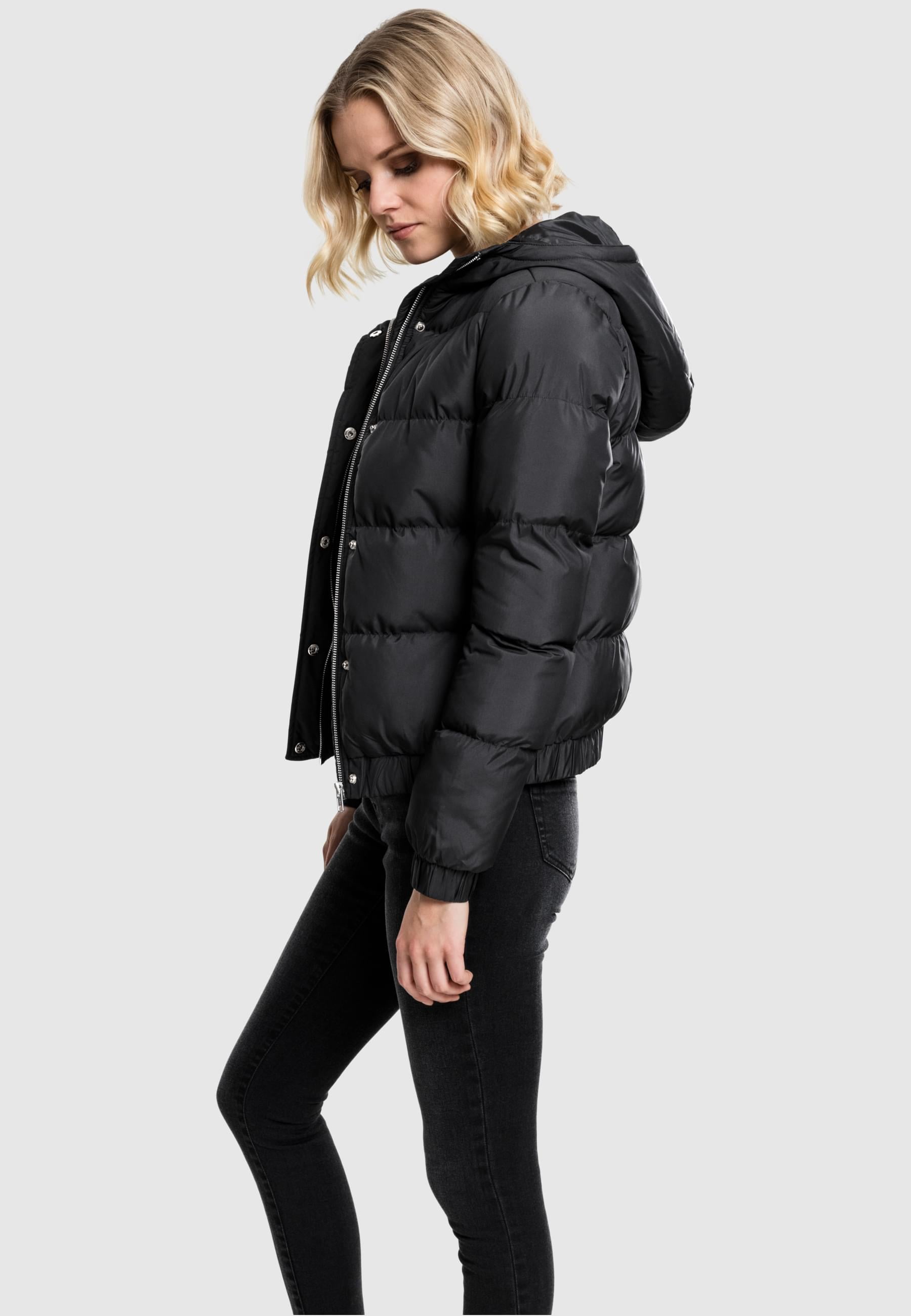 URBAN CLASSICS Winterjacke »Urban Classics Damen Ladies Hooded Puffer Jacket«, (1 St.), mit Kapuze