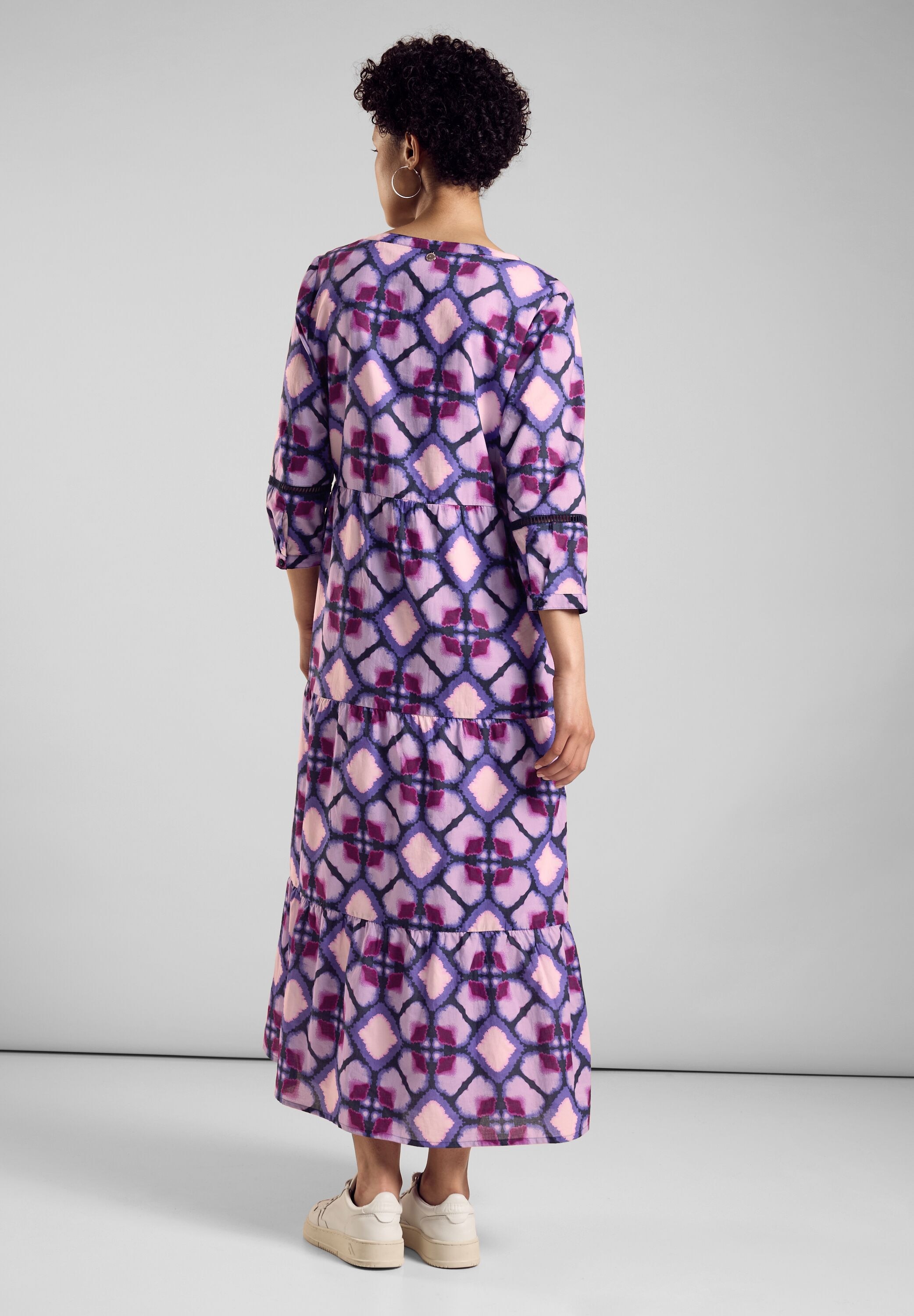 STREET ONE Midikleid, aus 100% Baumwolle