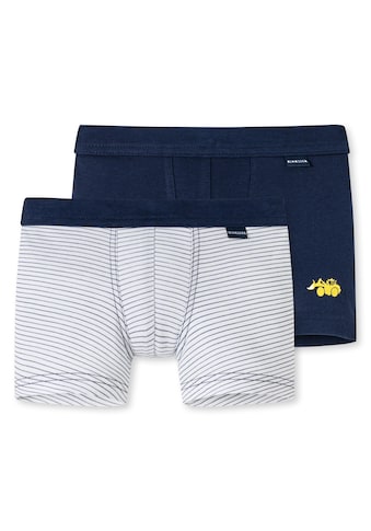 Boxershorts »"Original Classics"«, (2er-Pack), mit Bagger-Motiv am Bein und maritim...