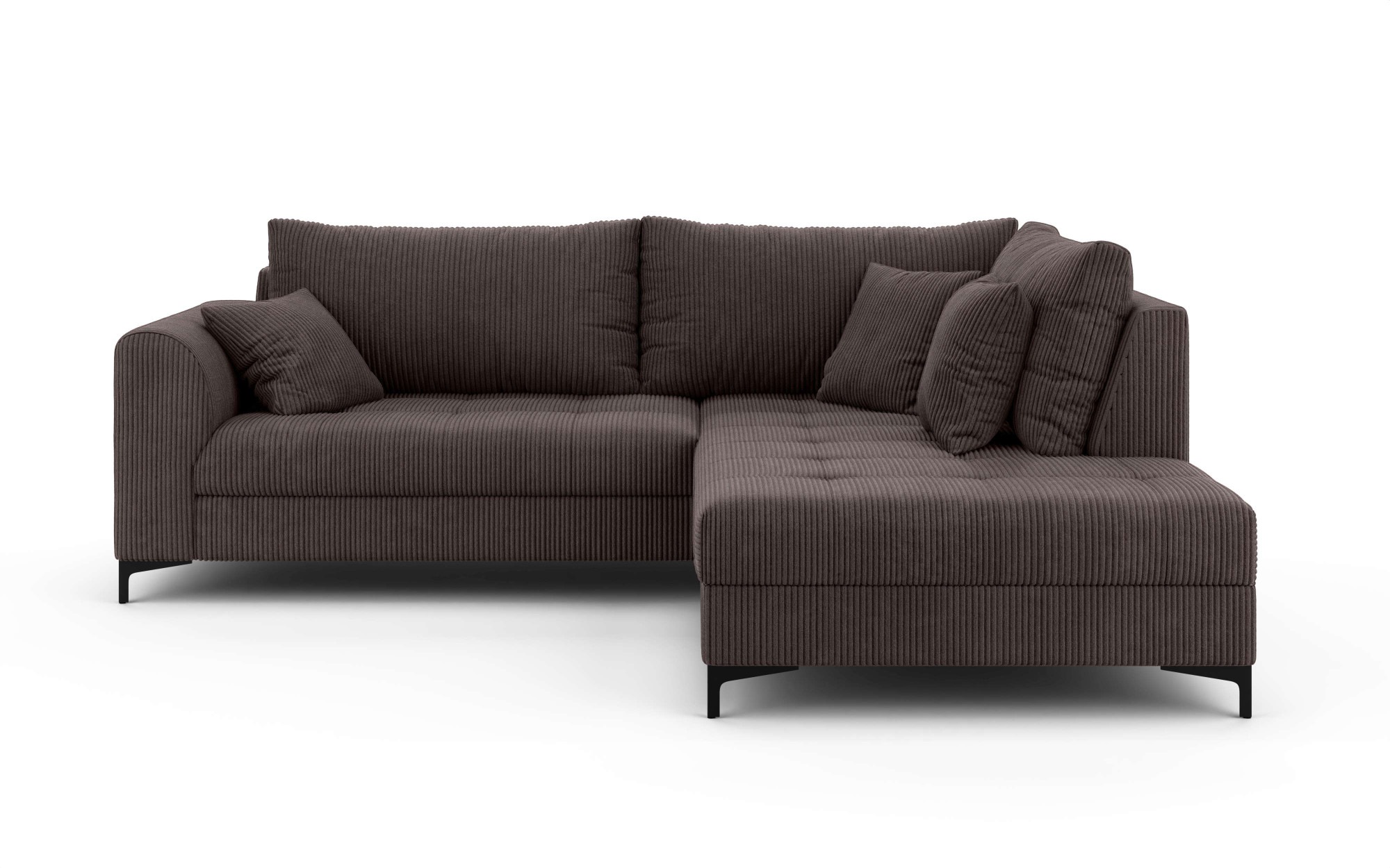 OTTO home Ecksofa "LEEVKE Design-Sofa mit Ottomane rechts/links bestellbar, günstig online kaufen