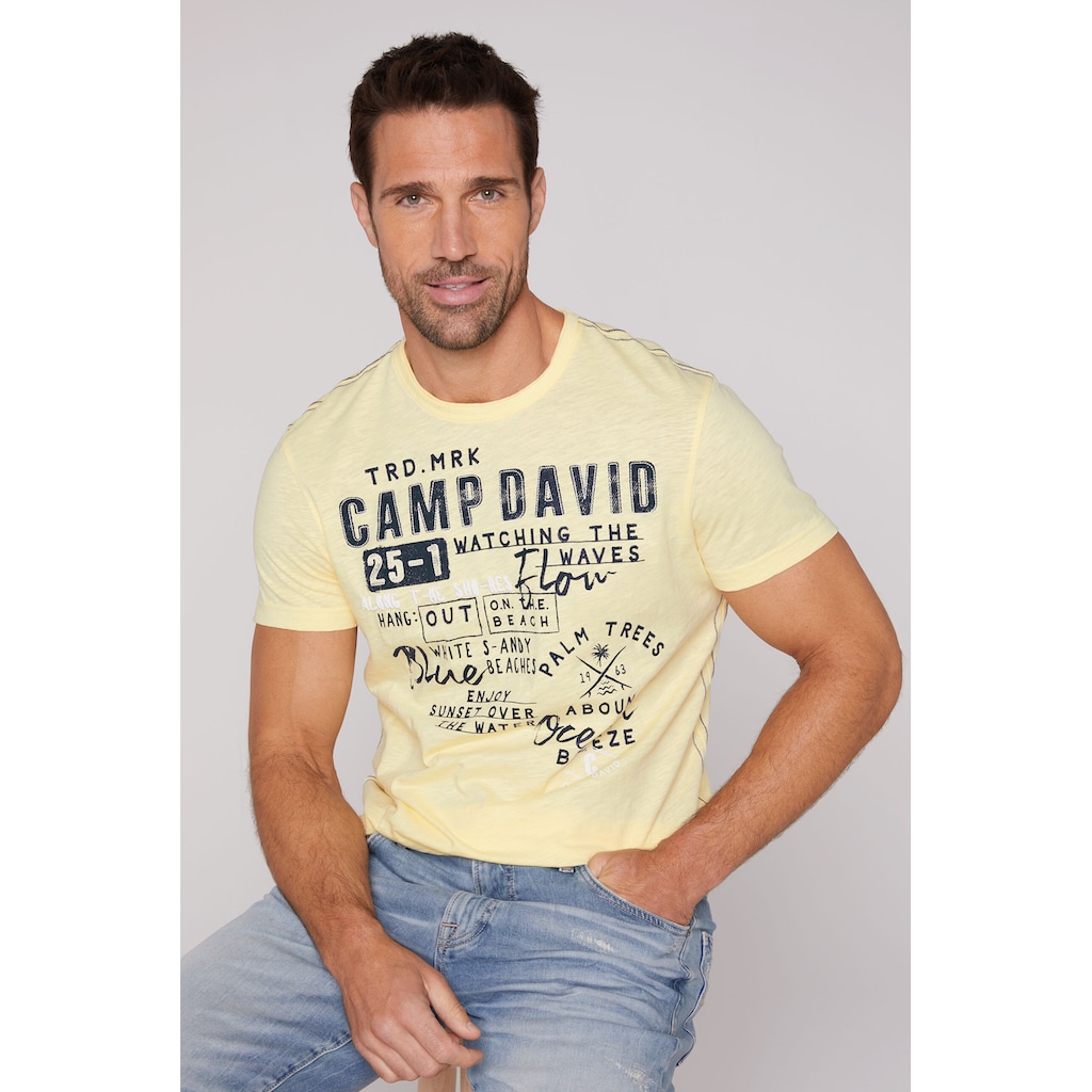 CAMP DAVID Rundhalsshirt