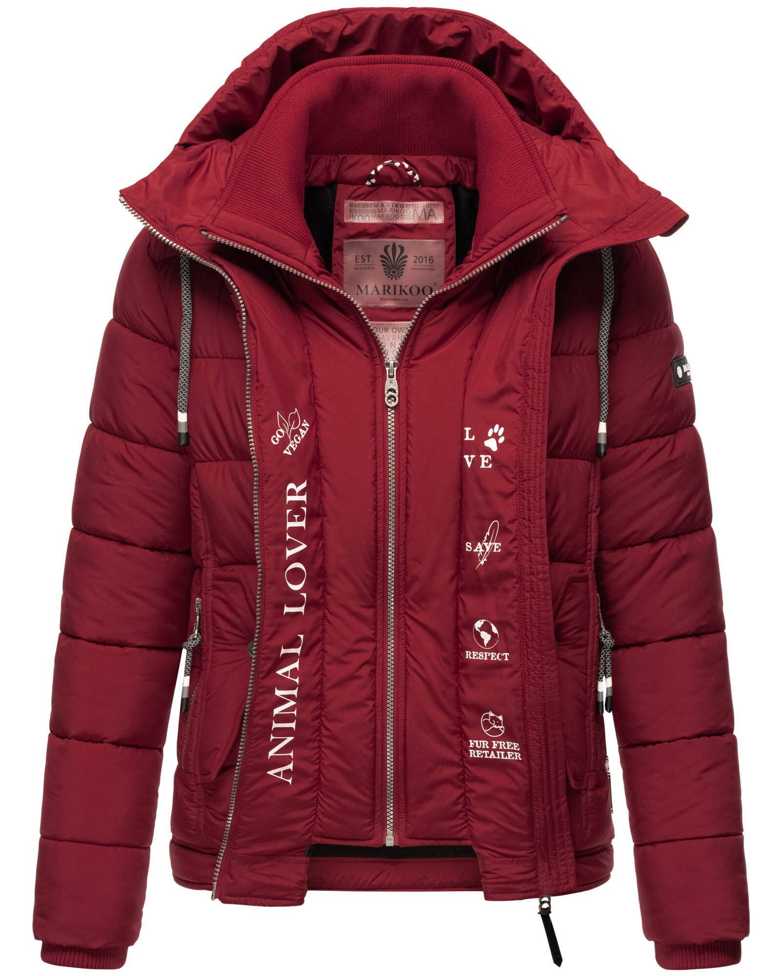 Marikoo Outdoorjacke »Taisaa Pri«, mit hochstehendem Kragen