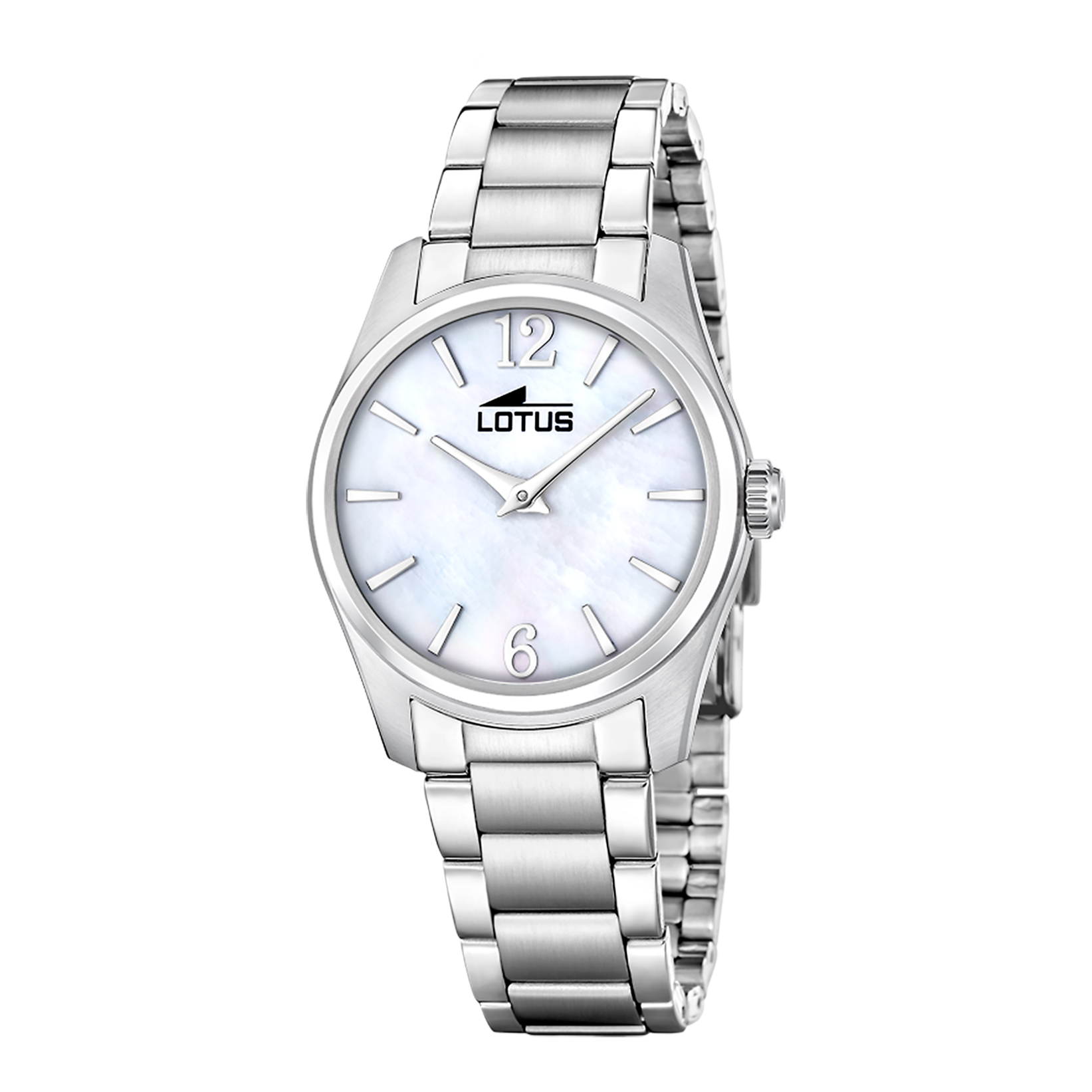 Lotus Quarzuhr »Classic Steel« Armbanduhr, Damenuhr, Edelstahlarmband, analog