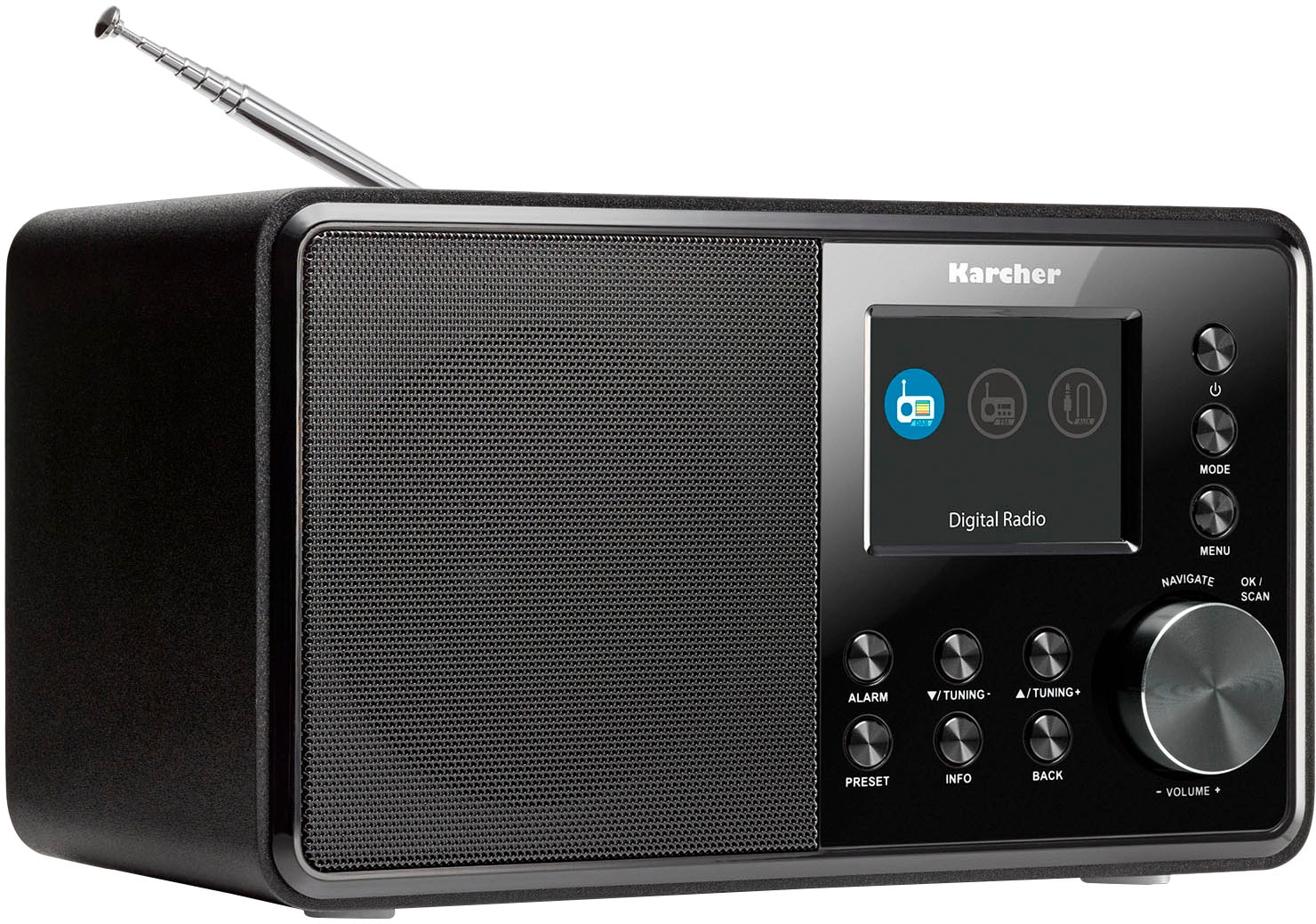 Karcher Digitalradio (DAB+) »DAB 3000«, (Digitalradio (DAB+)-FM-Tuner mit  RDS-UKW mit RDS 3 W) | BAUR | Stereoanlagen