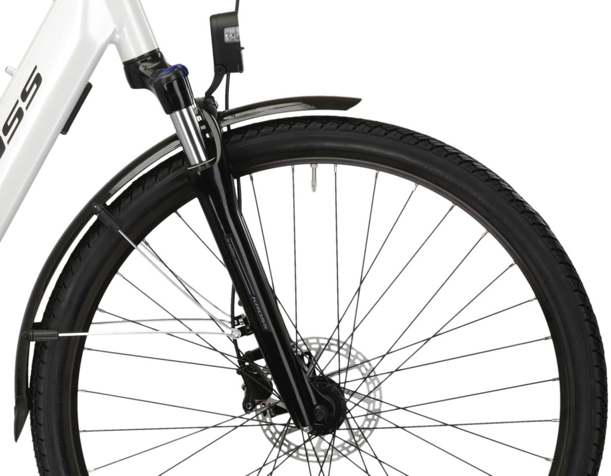Kross E-Bike »KROSS E-Trekkingrad Trans Hybrid LS 1.0 28 Zoll weiß«, 8 Gang, microSHIFT, ACOLYTE M5185M, Heckmotor 250 W