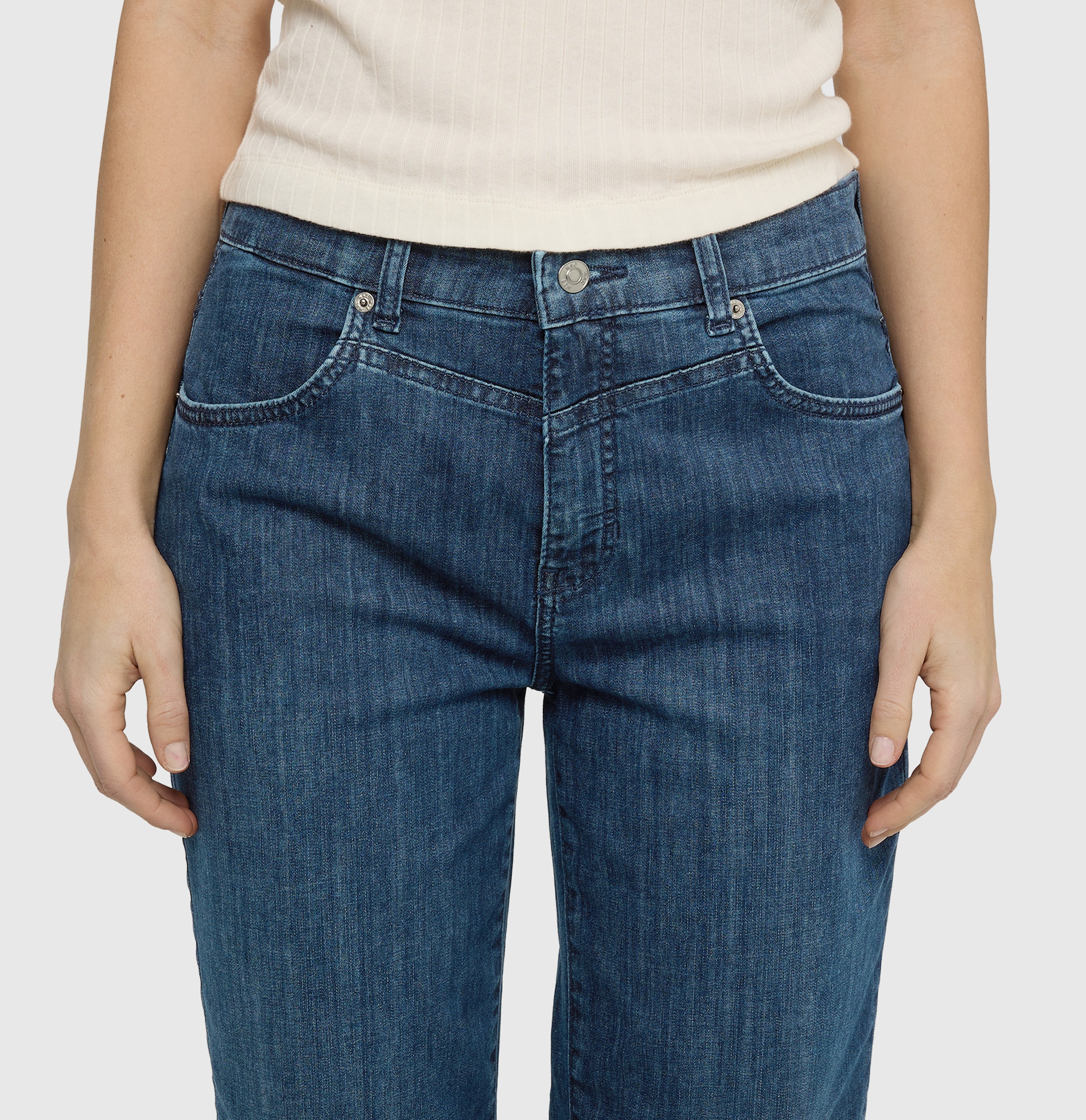MAC Straight-Jeans mit Taschen