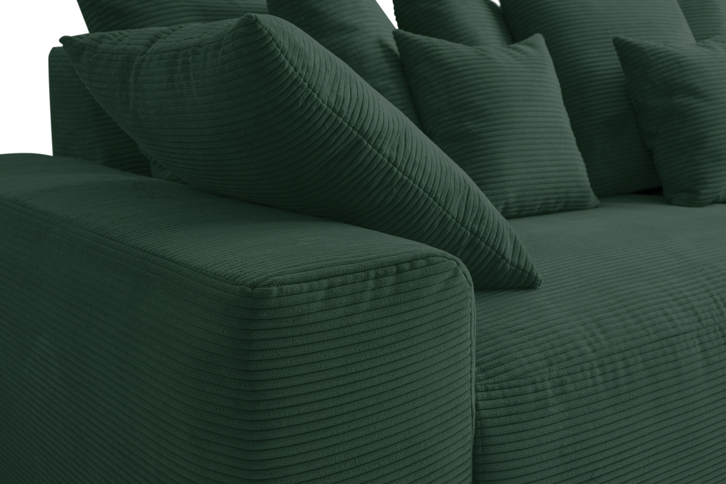 WERK2 Big-Sofa »Maxi B, Mega Sofa mit viel Platz, Breite 290 cm, pflegeleichte Bezüge« Maximaler Kuschelkomfort: XXL-Sofa mit 78 cm Sitztiefe & 12 Kissen
