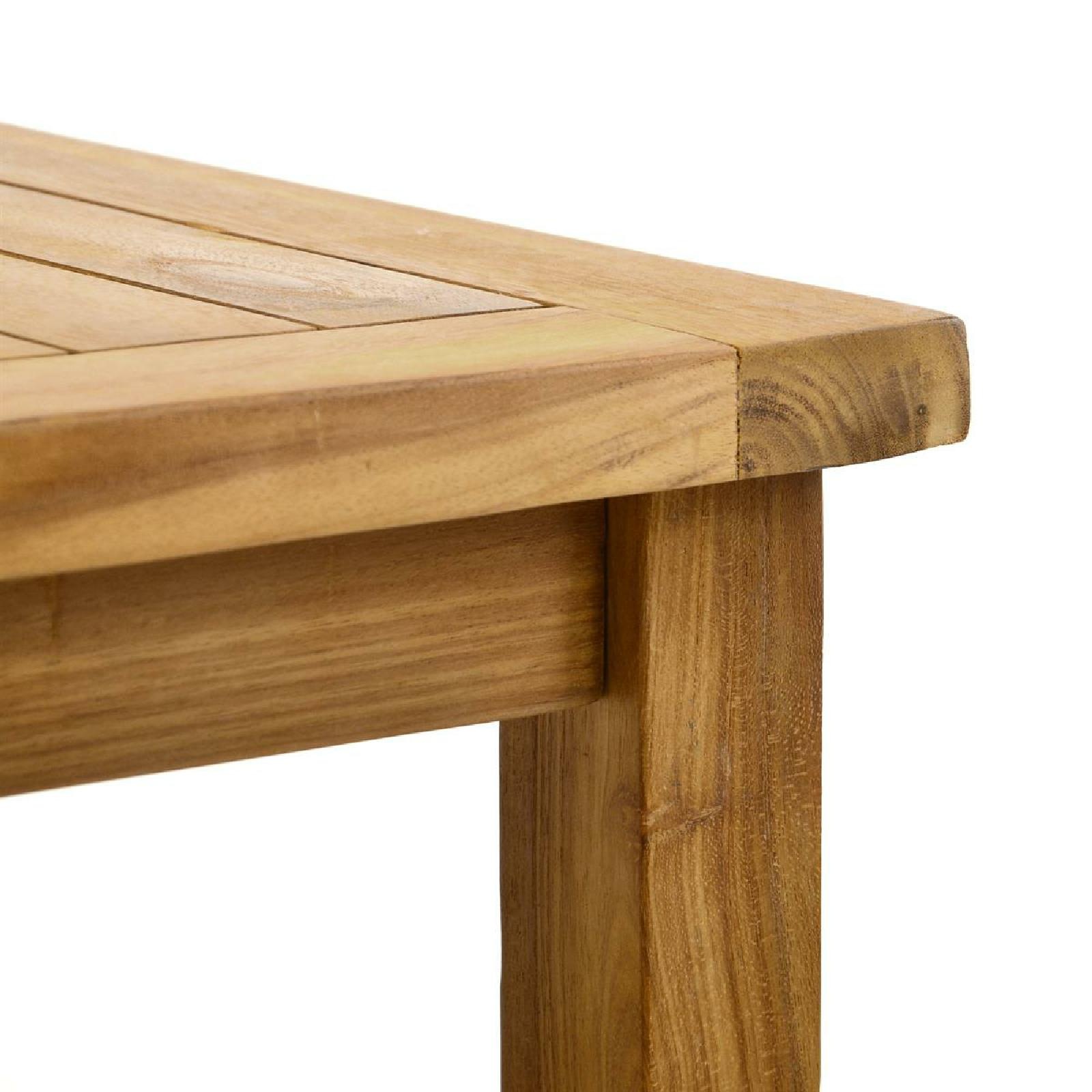 Thumbnail - VCM Gartentisch "Beistelltisch Blumenhocker Teakholz behandelt Teak"