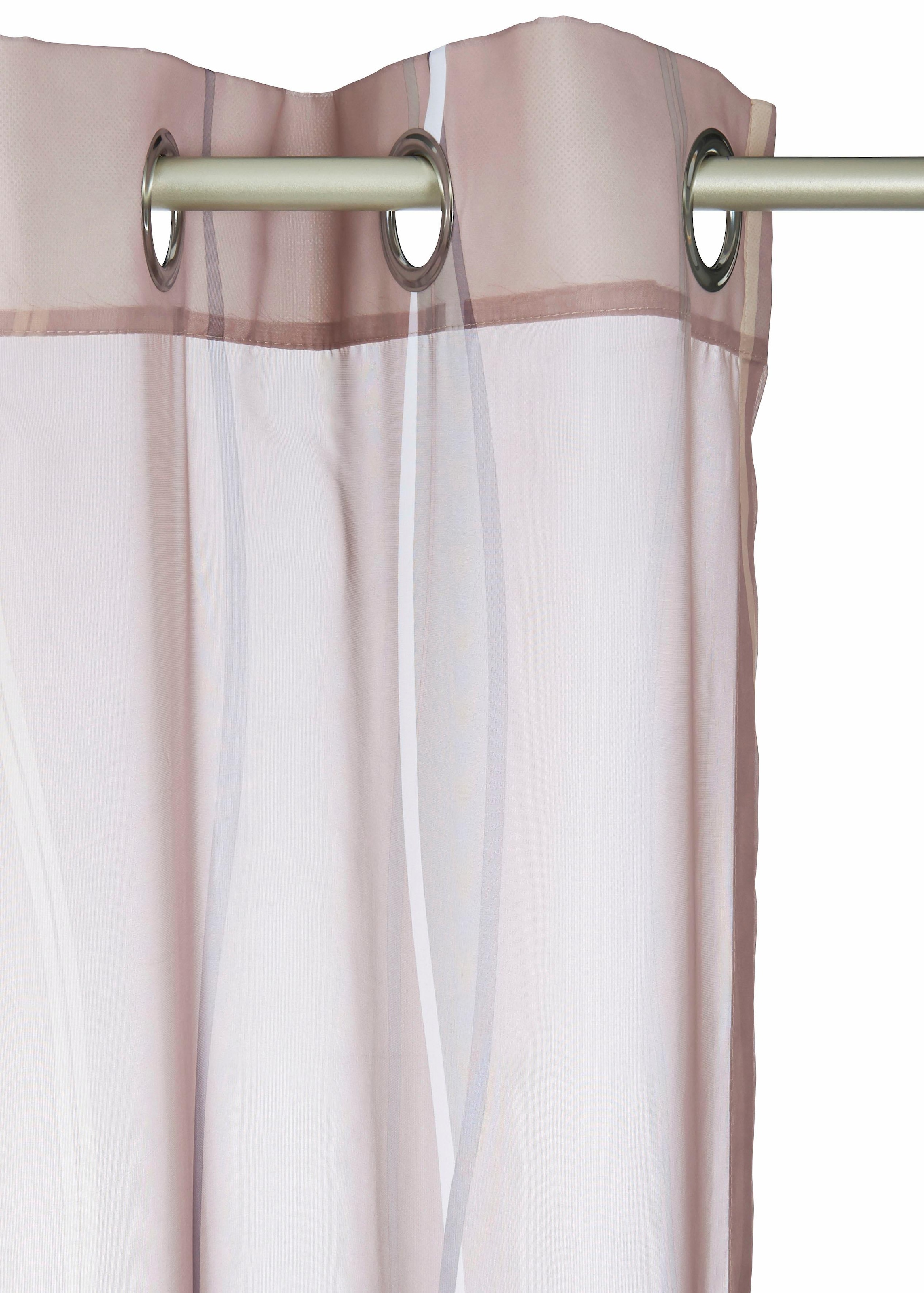 »Dimona«, BAUR Polyester | 2er-Set, St.), Voile, Gardine home transparent, (2 my