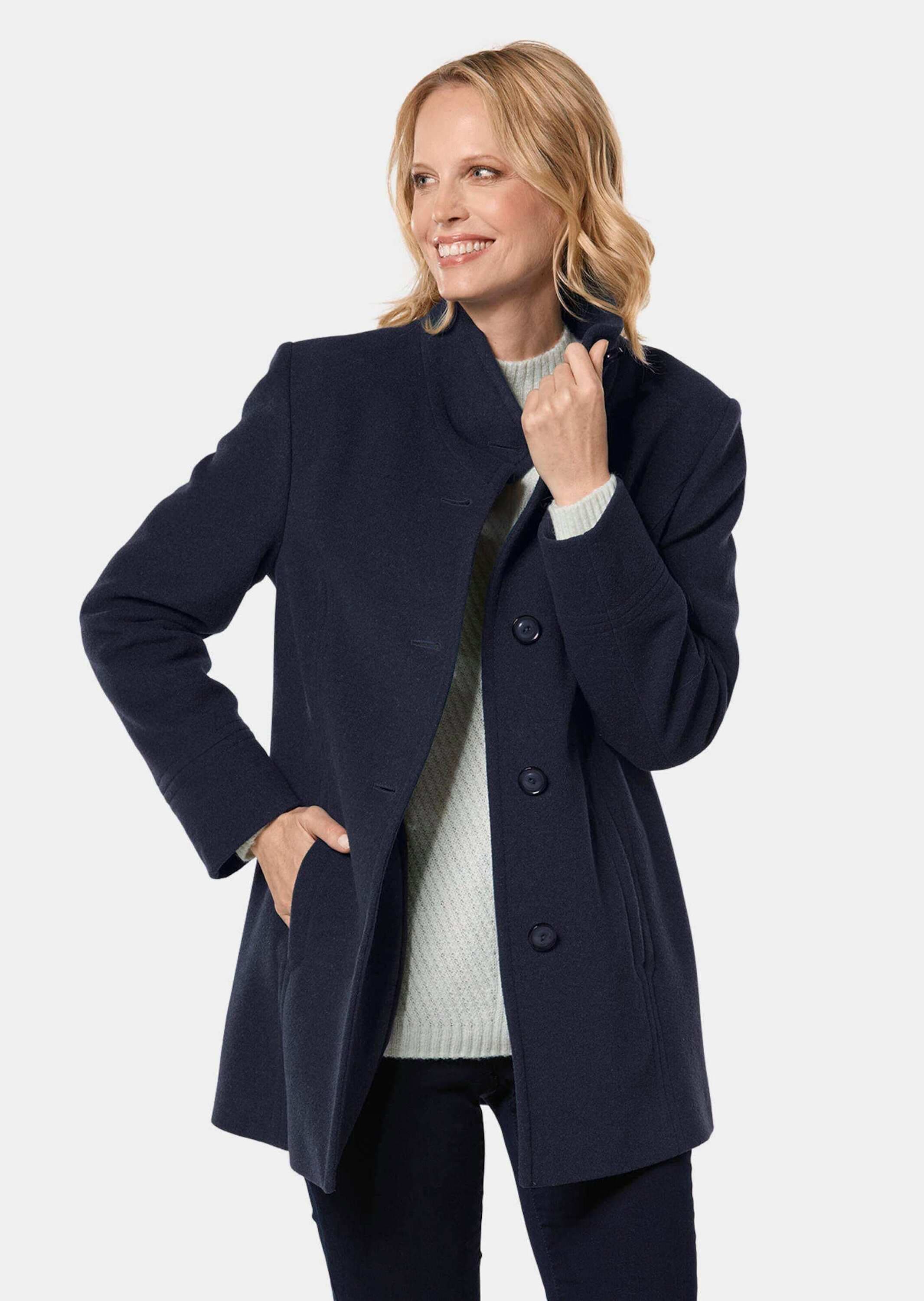 GOLDNER Wolljacke »Wolljacke Unentbehrliche Wolljacke mit feinen Details«