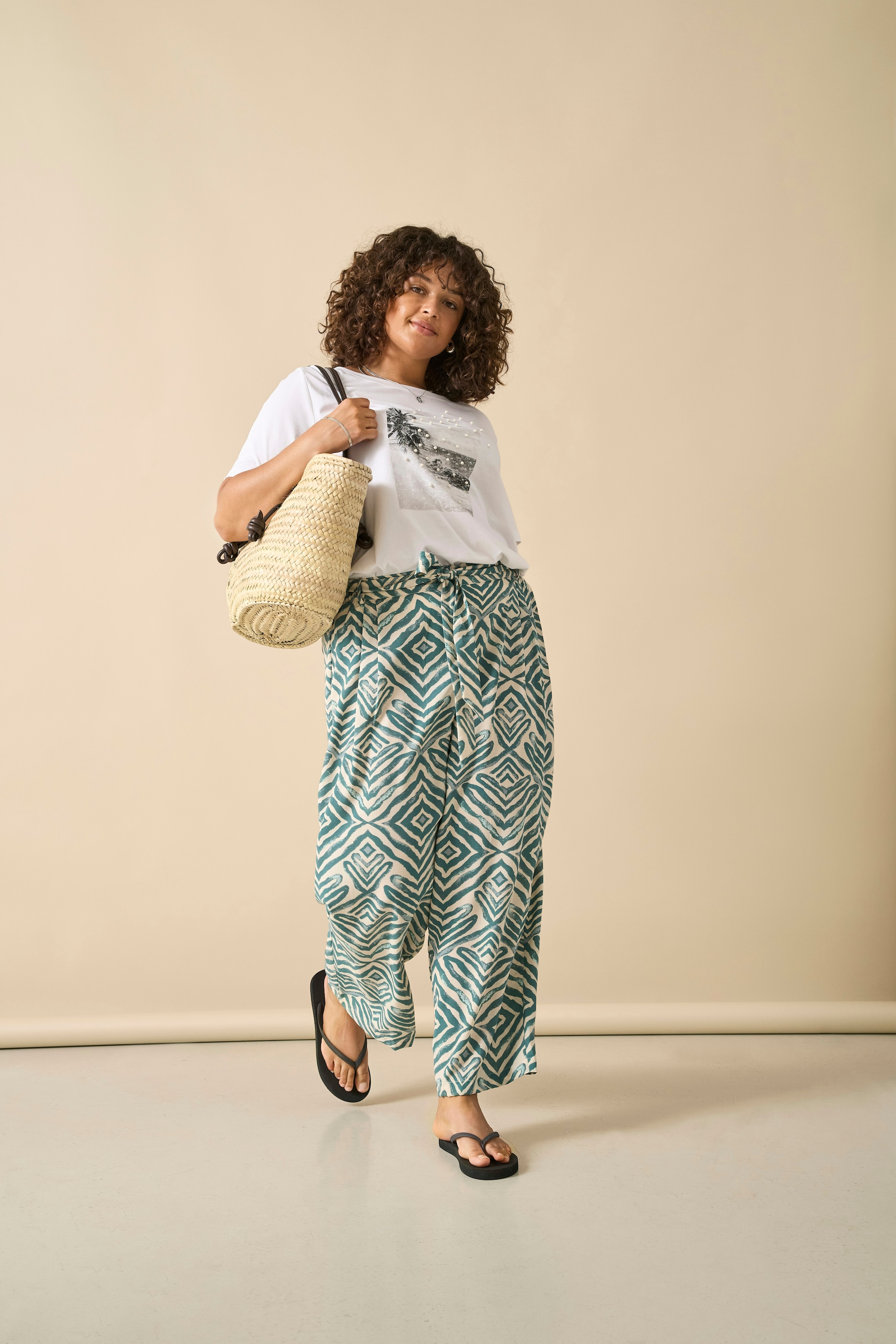 ONLY CARMAKOMA Culotte »CARSHILLA CULOTTE PANT AOP BS«