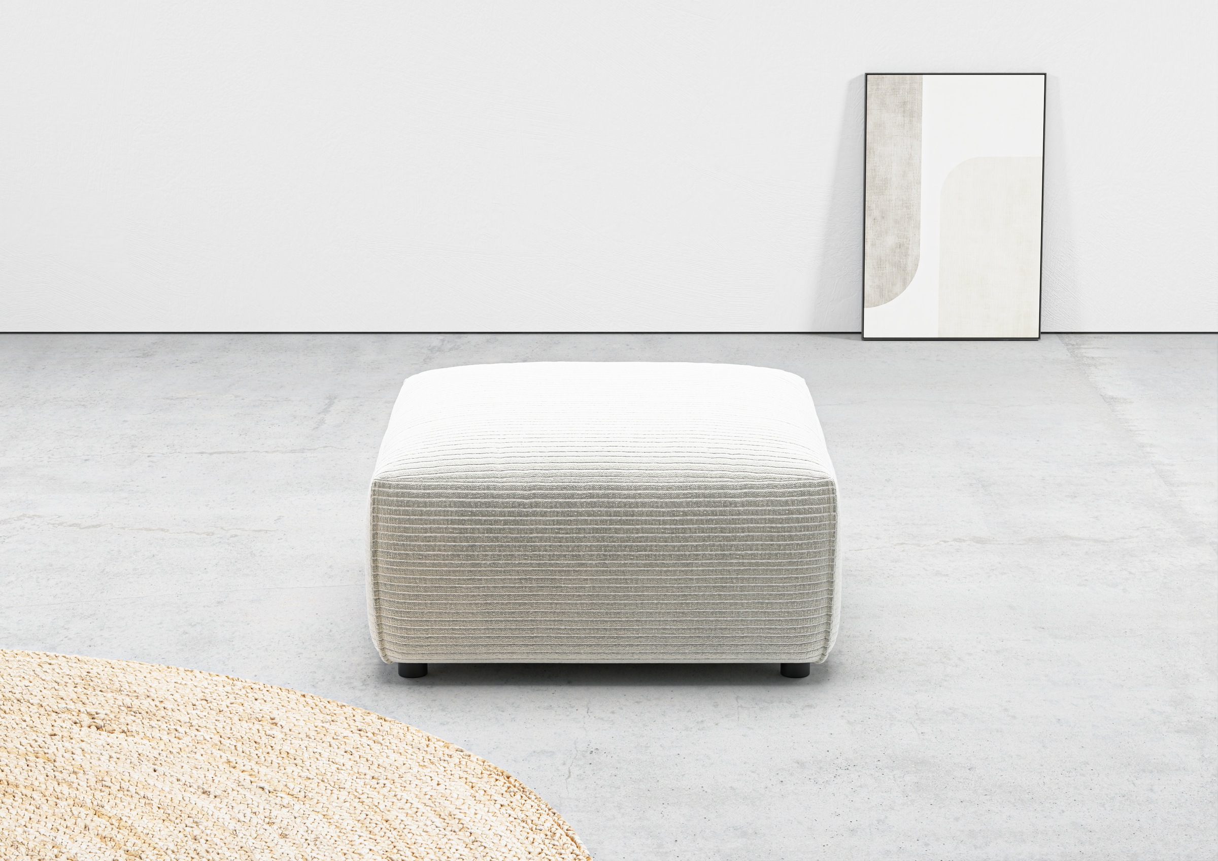 Home affaire Hocker "Glimminge auch in Breitcord, Feincord und Easy care-Bezug" passend zur Serie "Glimminge"