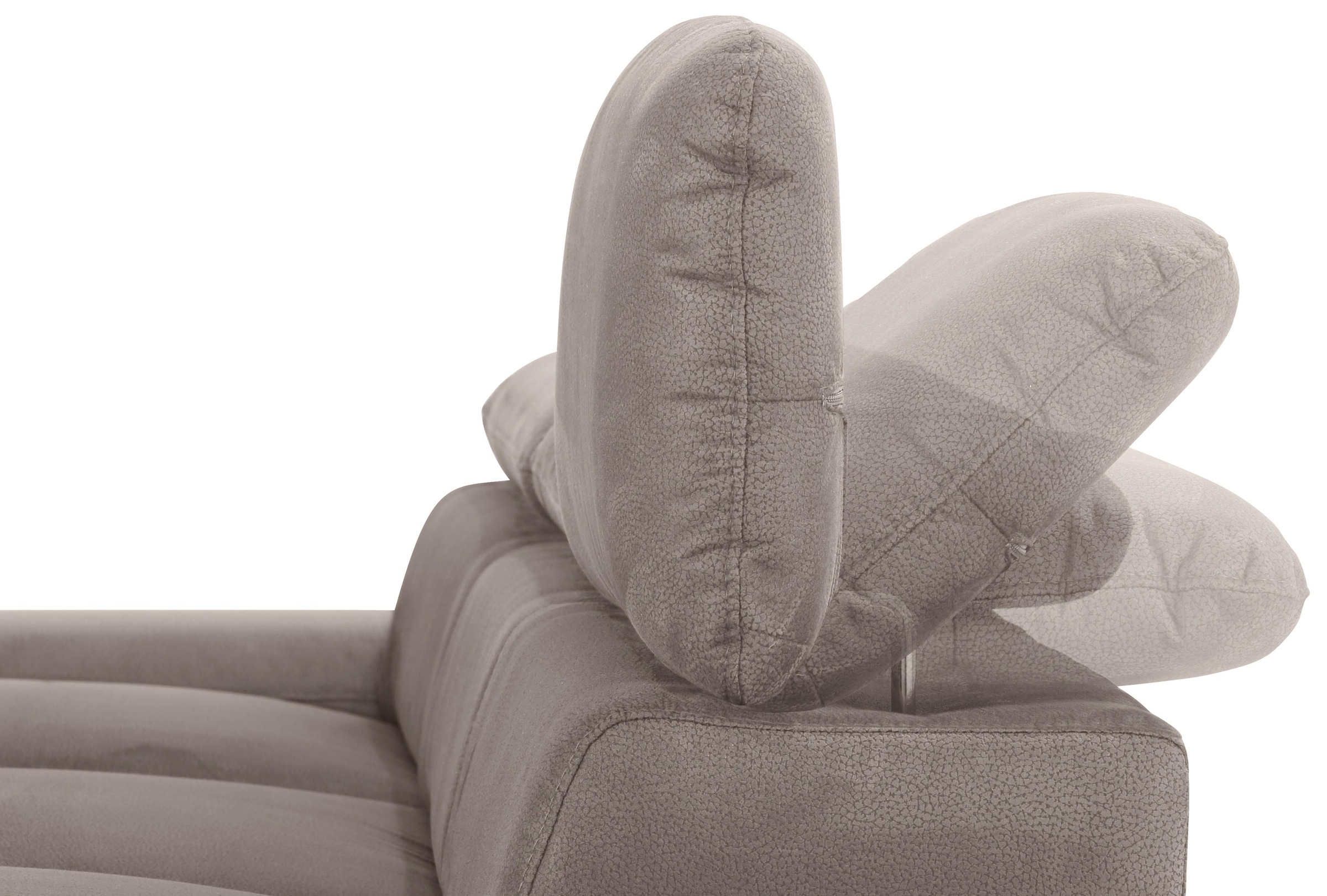 Home affaire Ecksofa »Alberto L-Form«, mit Kopfteilverstellung, wahlweise mit Bettfunktion