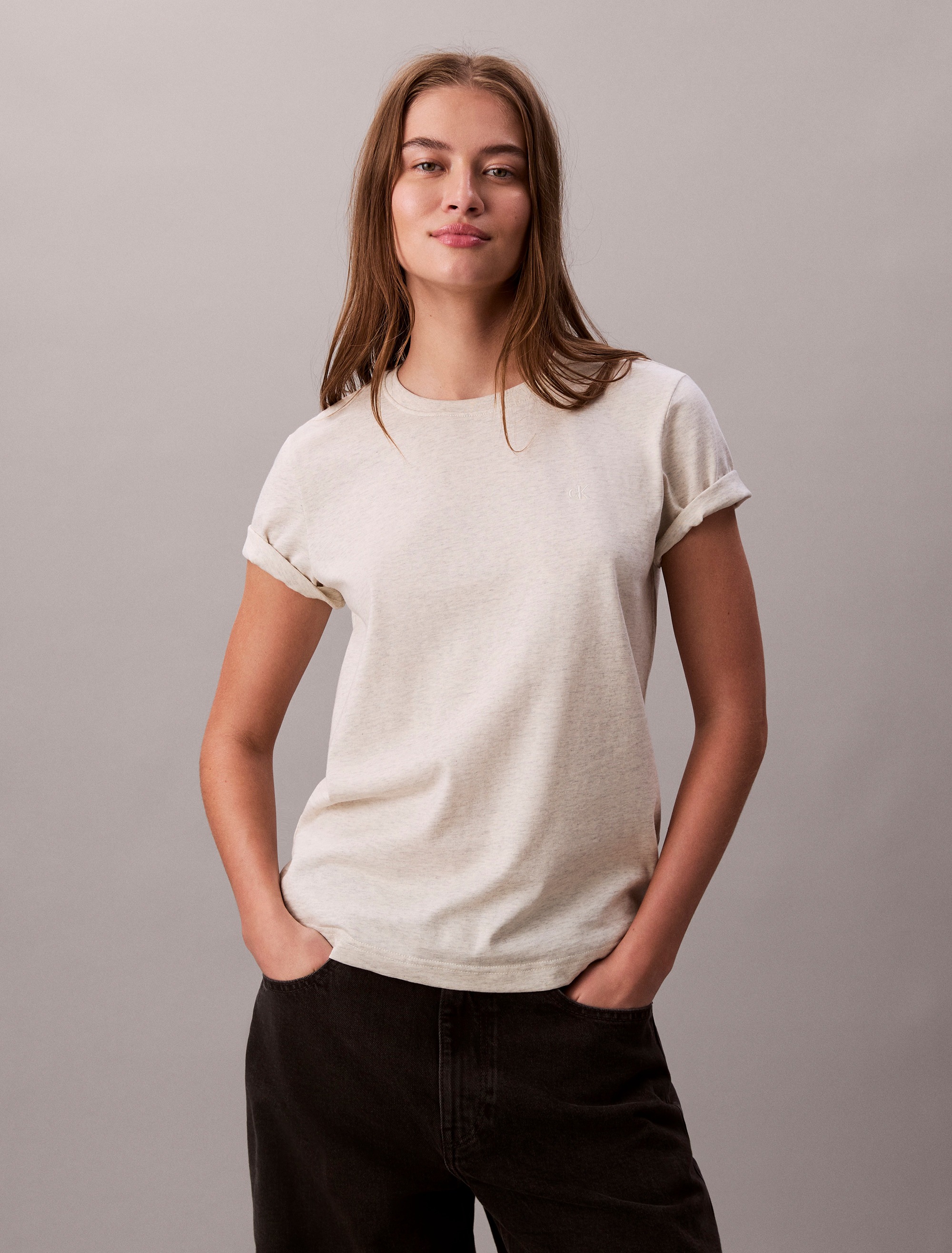Calvin Klein Jeans T-Shirt "SS MONOGRAM CREW TEE" Mit Rundhalsausschnitt günstig online kaufen