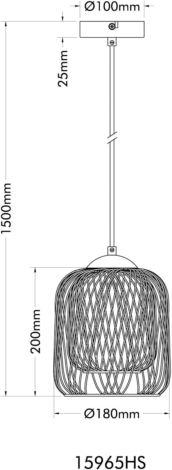 GLOBO LIGHTING Hängeleuchte »DICHTI« E27 1 Stk. Hängelampe Esszimmer-Leuchte Esstischleuchte Wohnzimmer