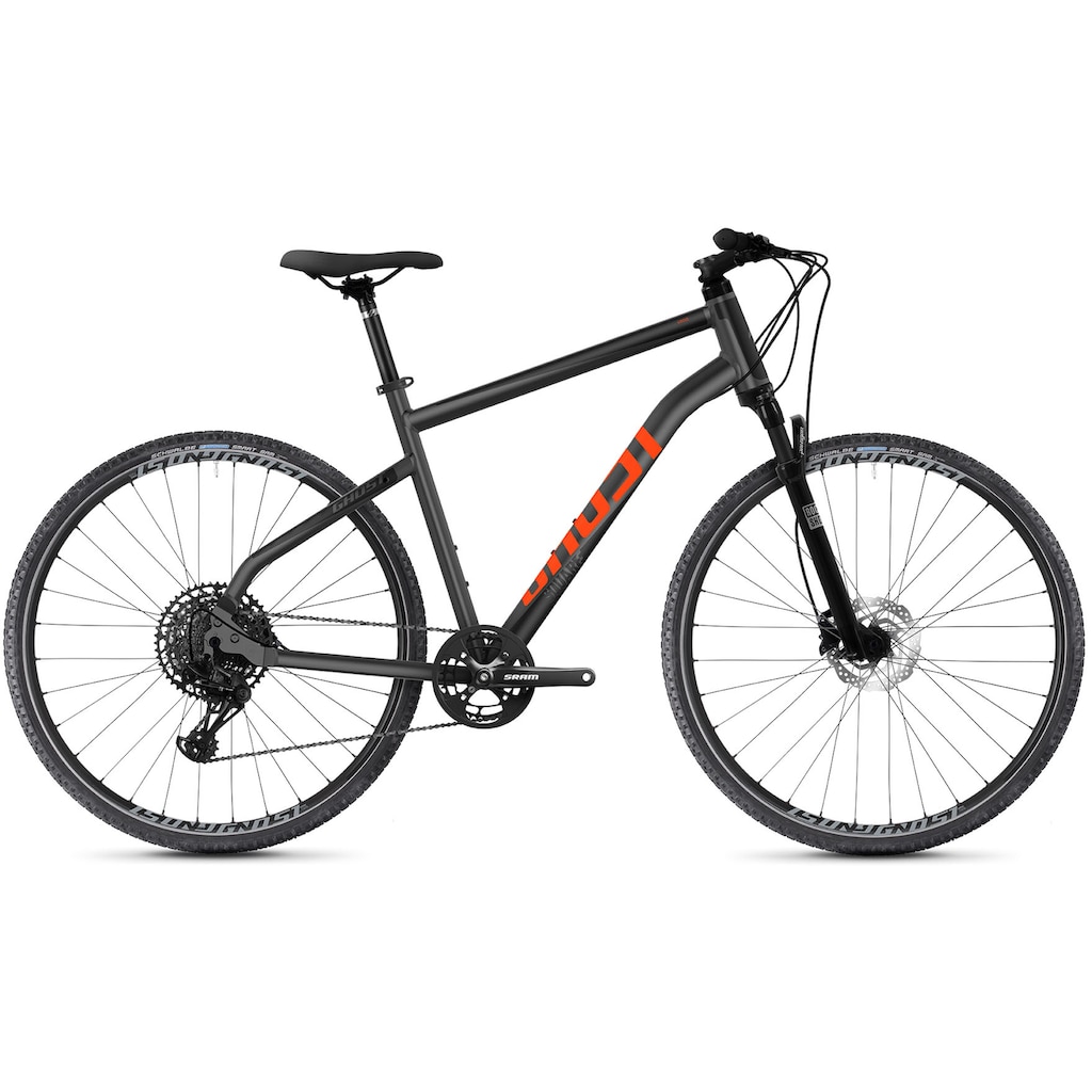 Ghost Fitnessbike »Square Cross Essential AL U«, 12 Gang, SRAM, SX Eagle Schaltwerk, Kettenschaltung