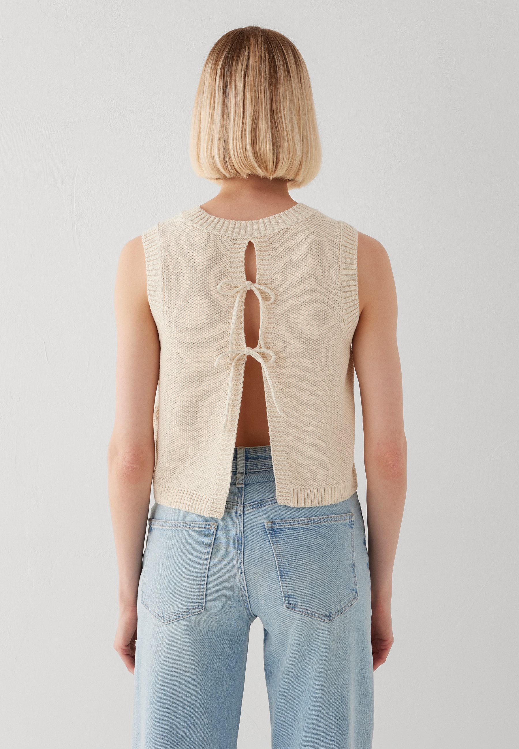 Mavi Cardigan »NONSLEEVE TRICOT«
